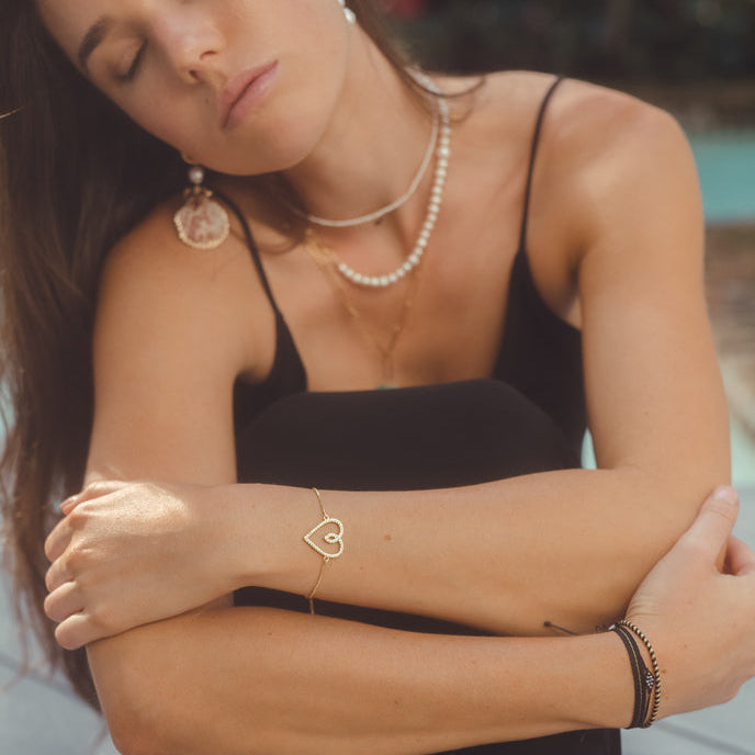 Lea Heart Bracelet