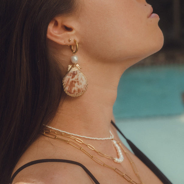 Le Catch X Oiya 2.0: Amazonian Gemstone Heart Chain Necklace