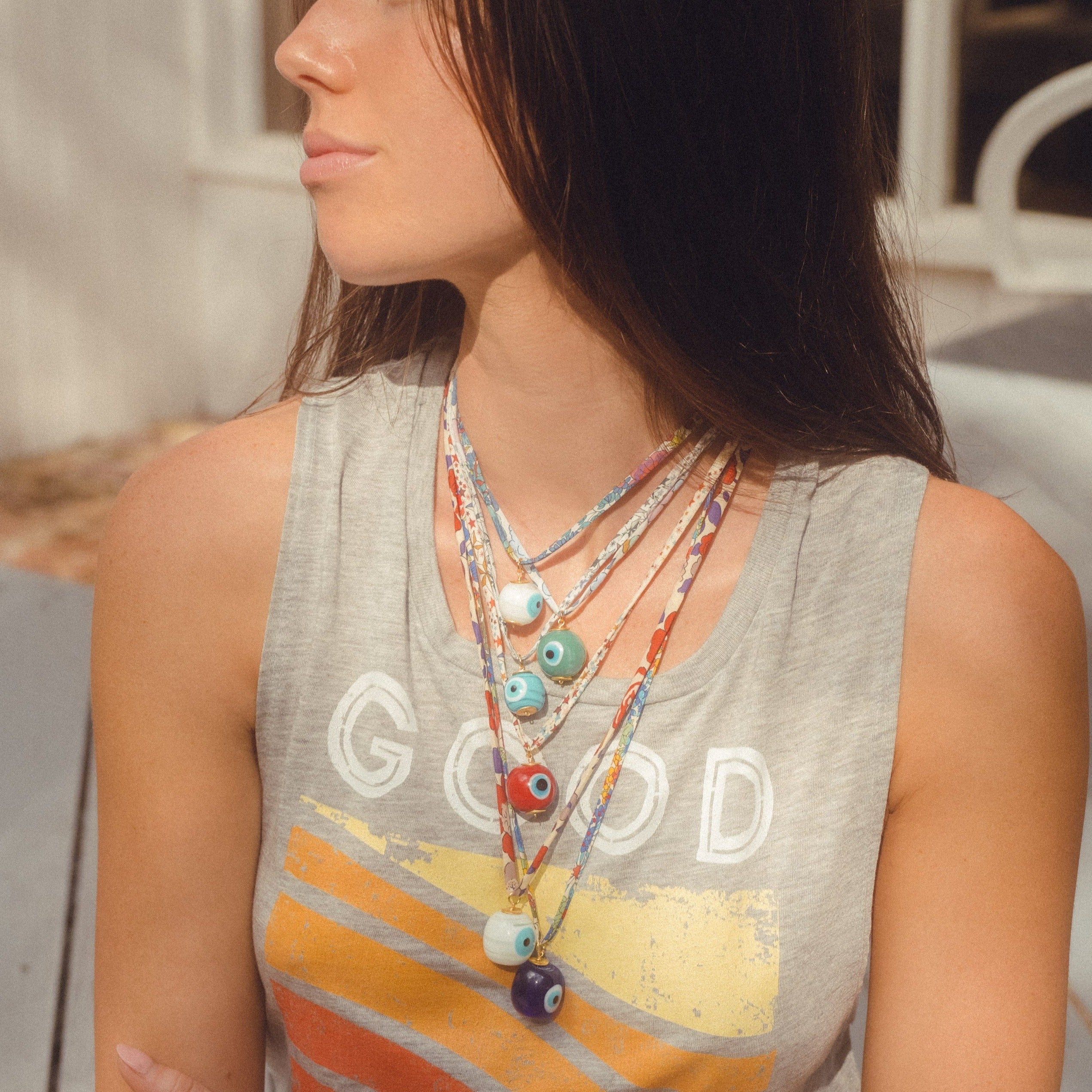 Reema Liberty Evil Eye Pendant Necklace