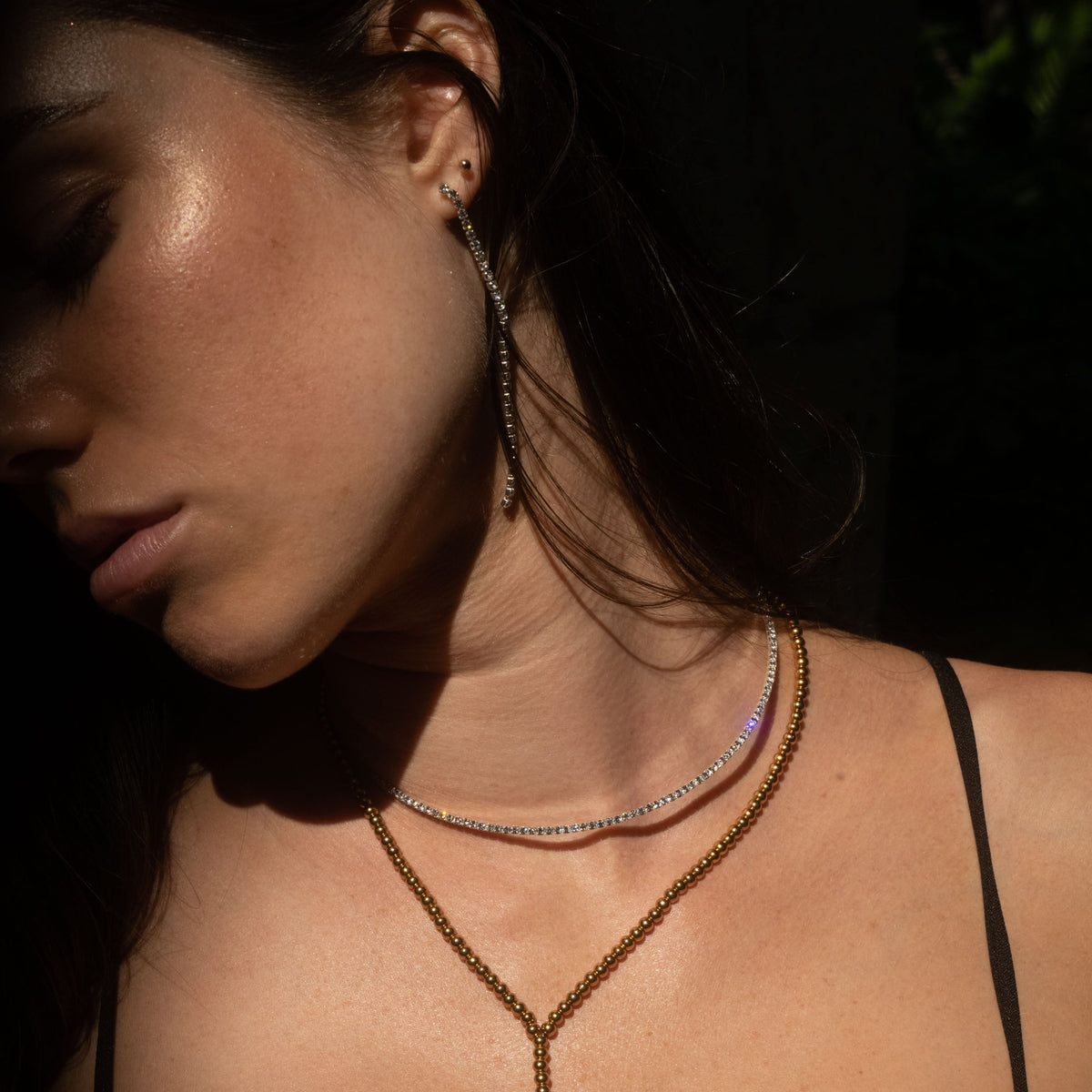 Rhinestone Choker