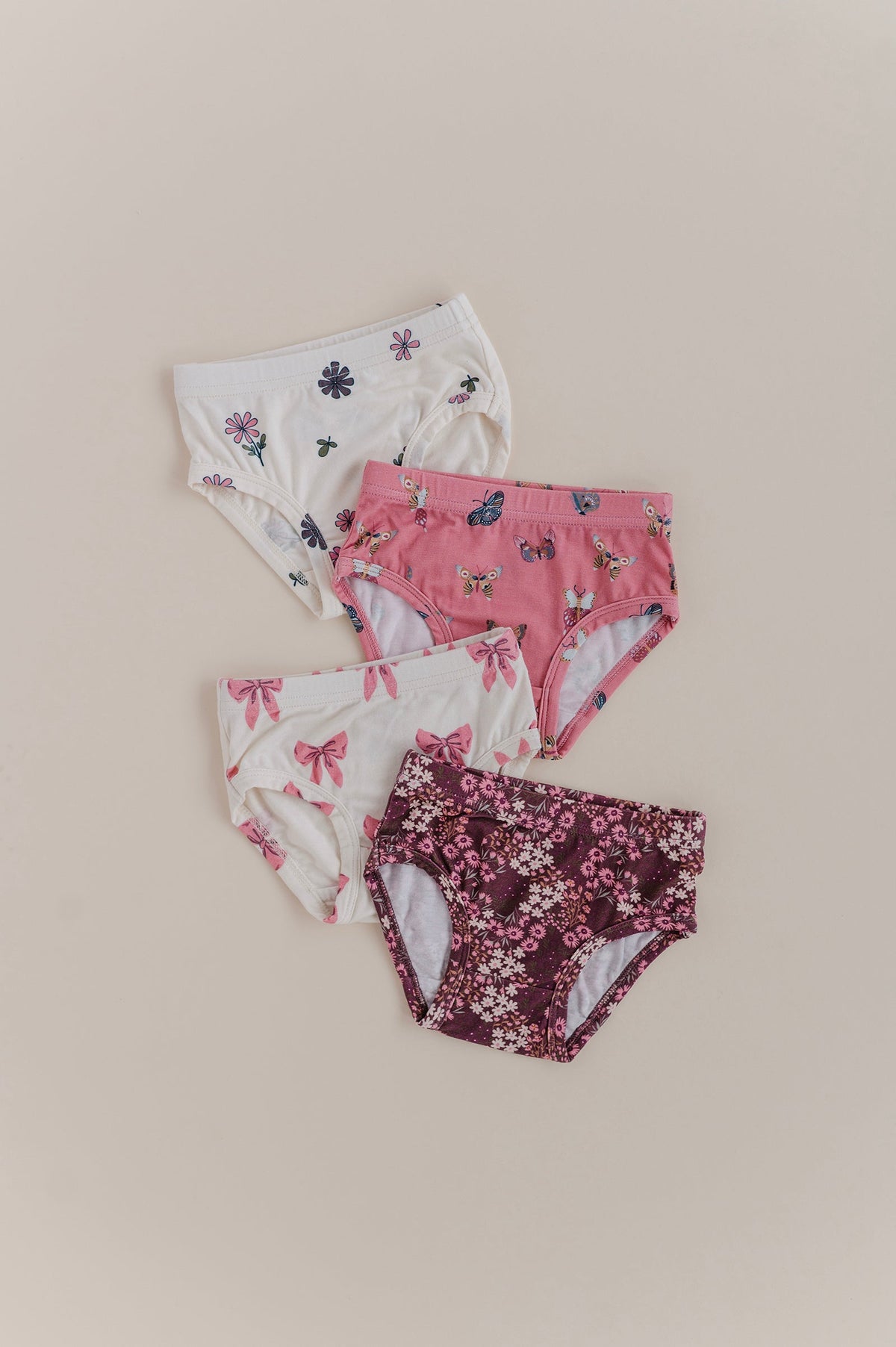 Girls Underwear In Rose Elegance Bows
