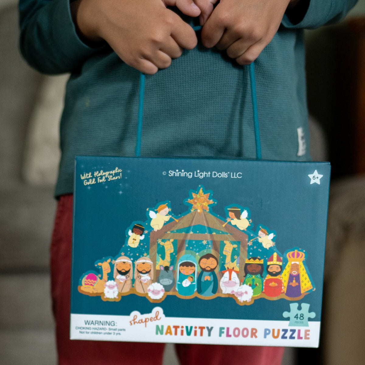Christmas Nativity Shaped Floor Puzzle