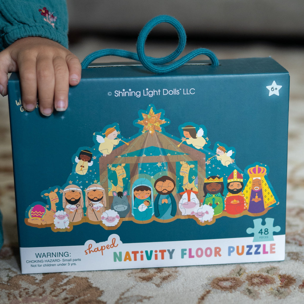 Christmas Nativity Shaped Floor Puzzle