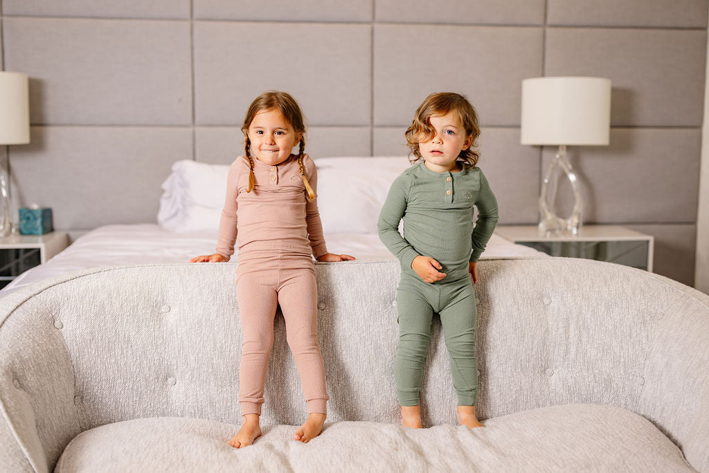 Henley Pj- Dusty Pink