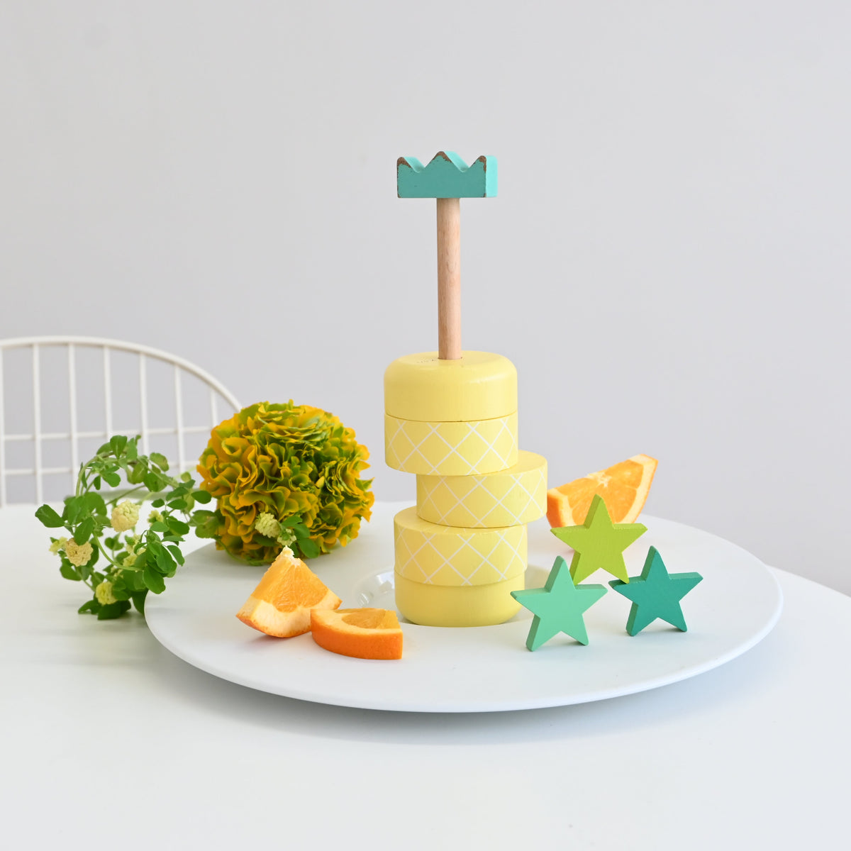 Aloha Pineapple Topple Game & Stacker