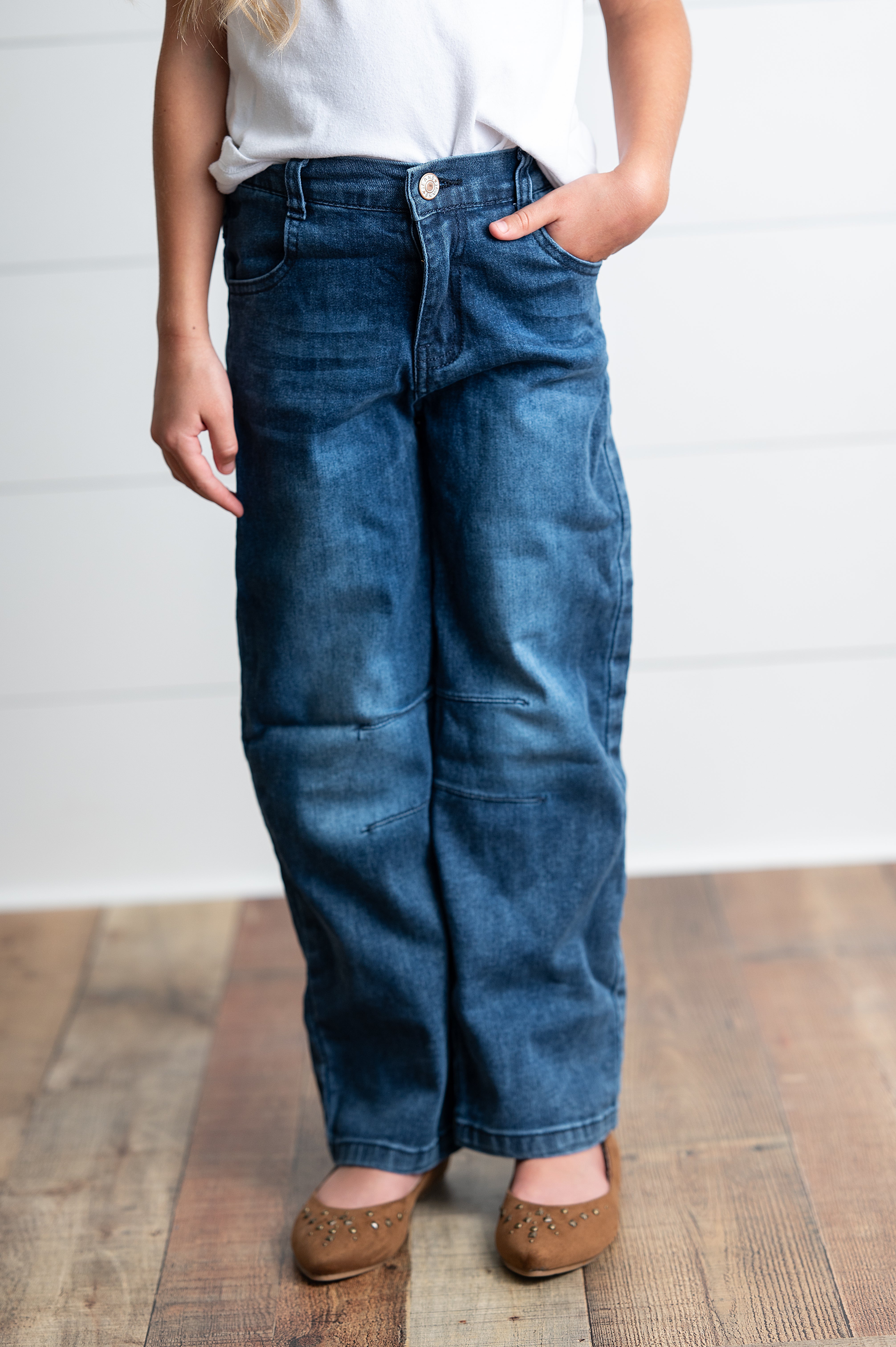 Wide Leg  Denim Jeans