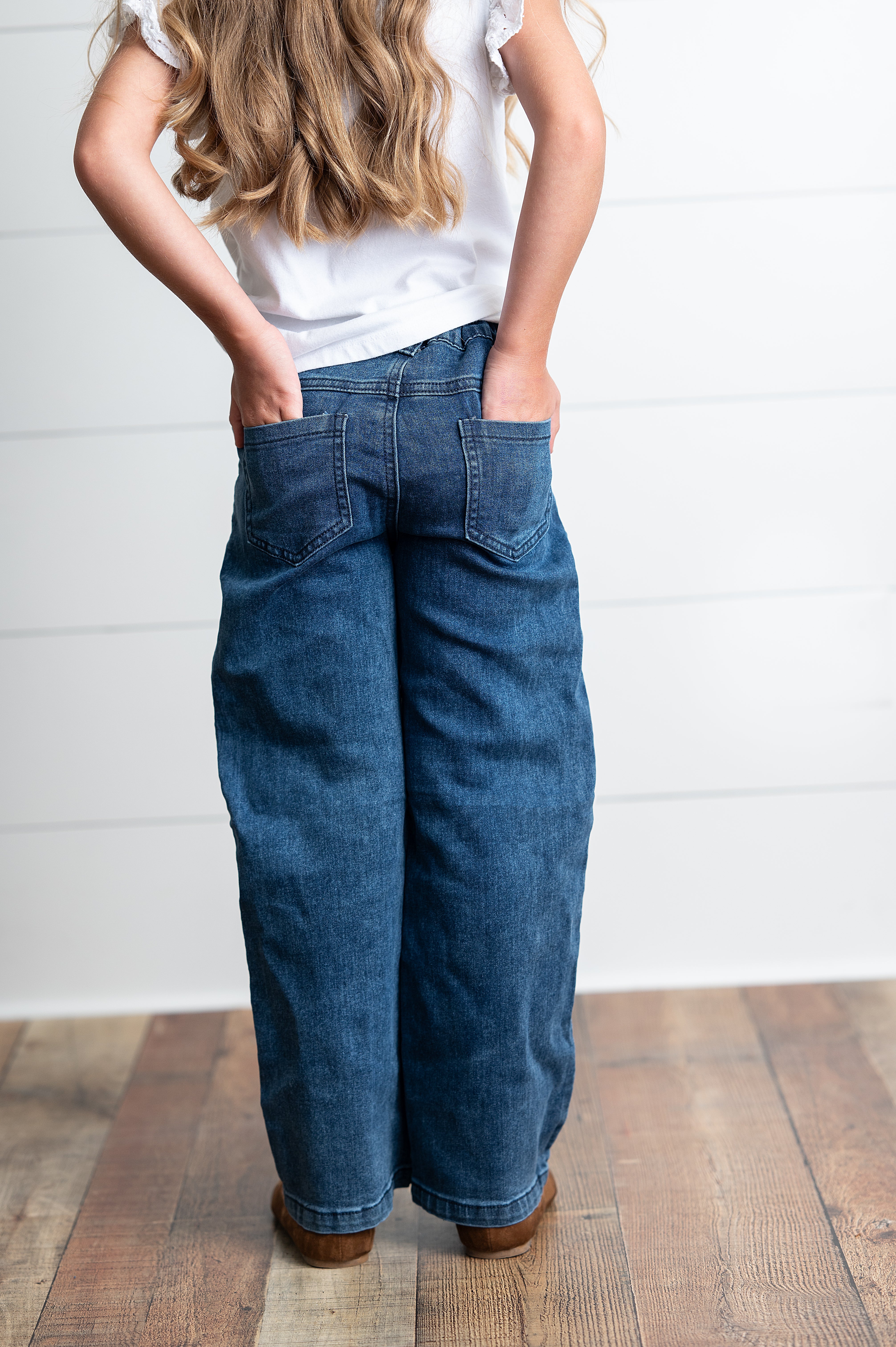 Wide Leg  Denim Jeans
