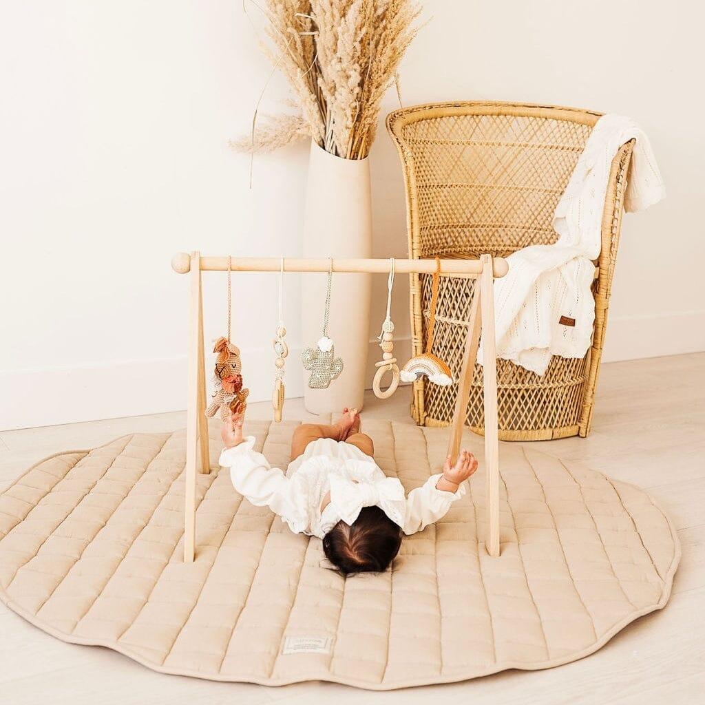 Handmade Crochet Toys For Baby Gym | Boho Desert