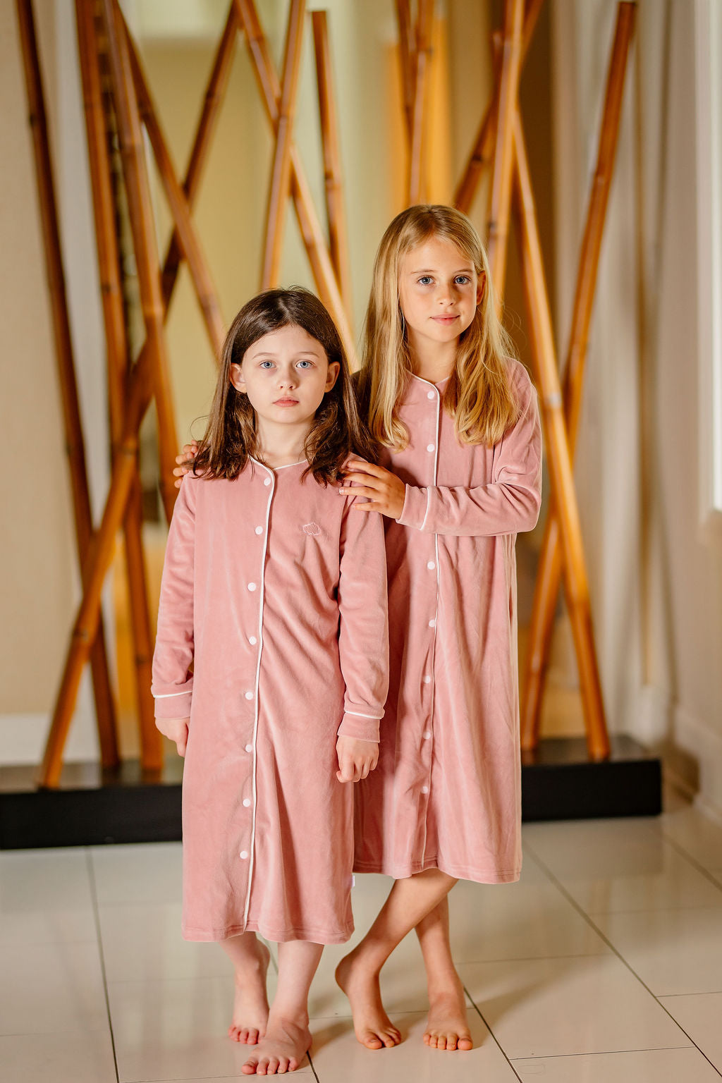 Velour Nightgown- Dusty Pink