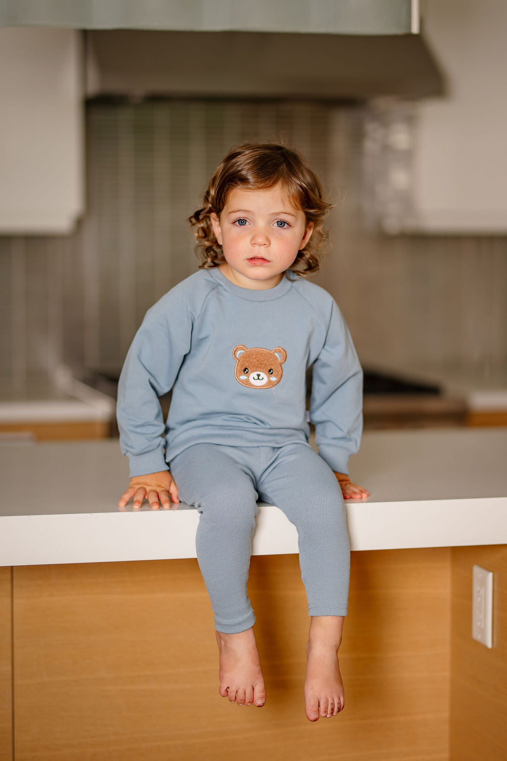 Bear Sweatsuit- Blue