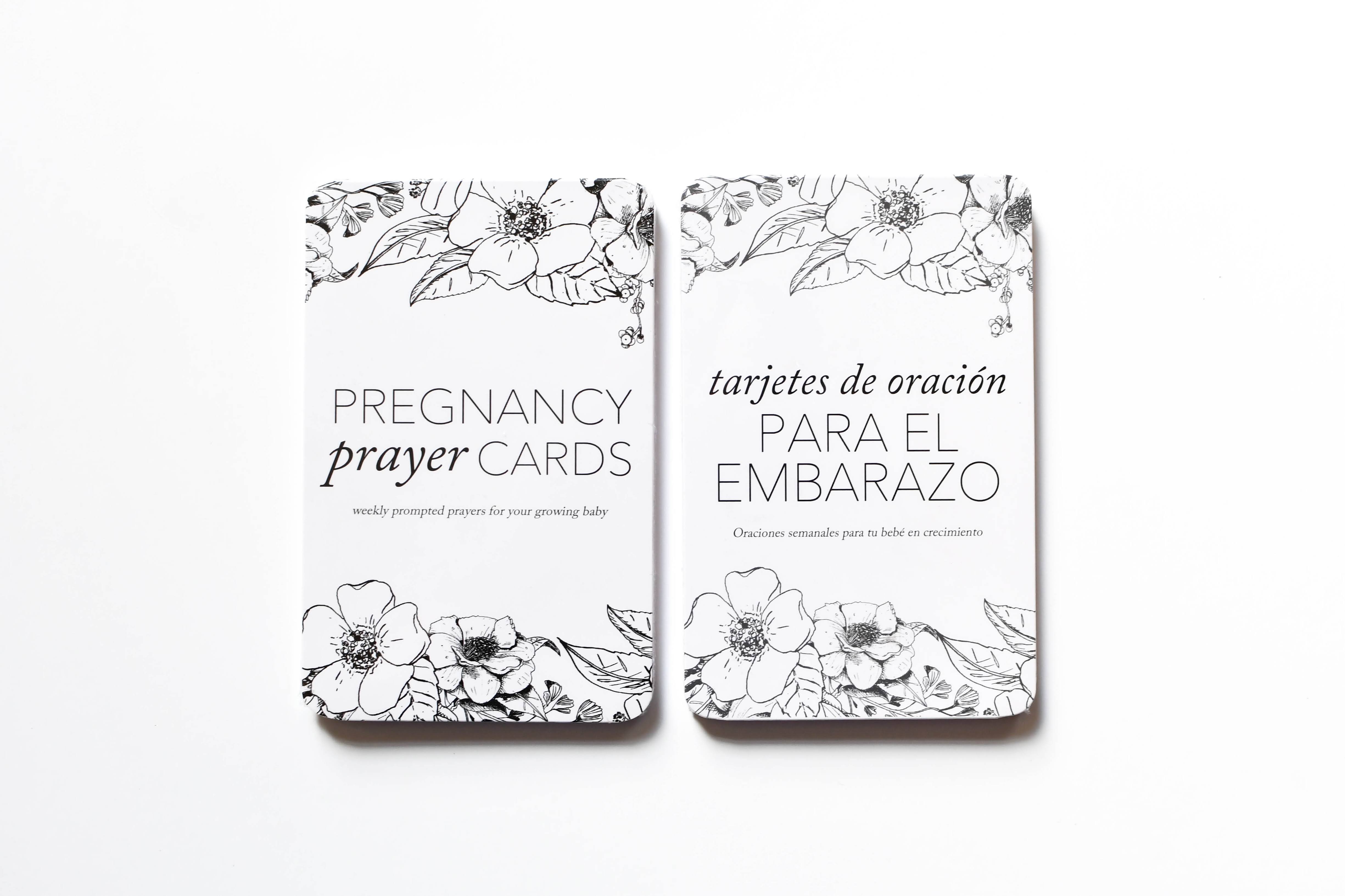 Spanish Pregnancy Prayer Cards
