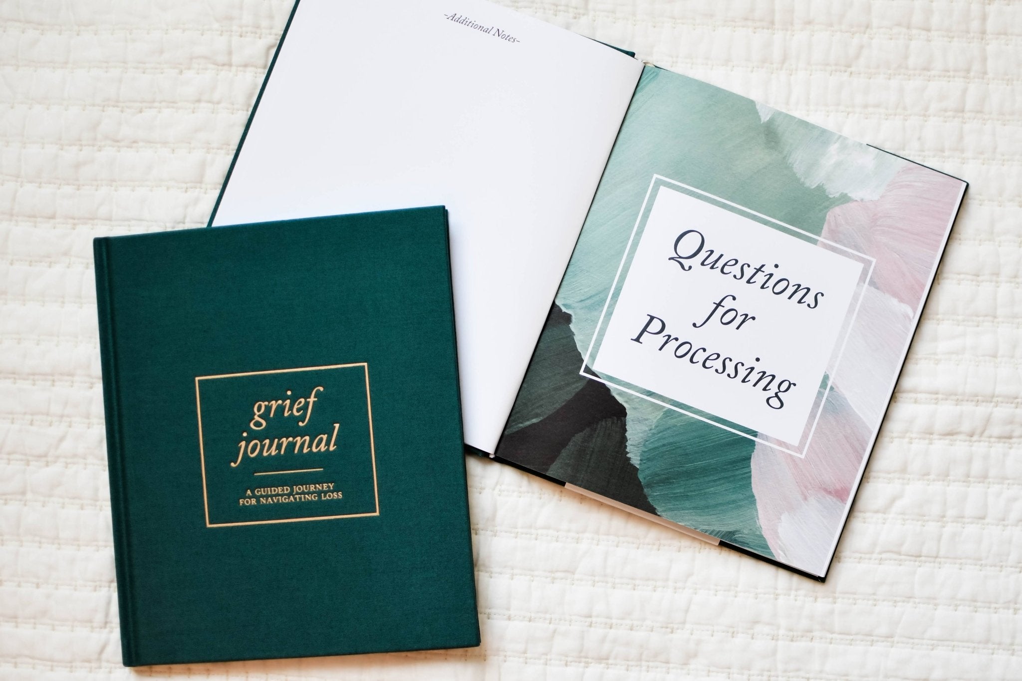 Grief Journal In Teal
