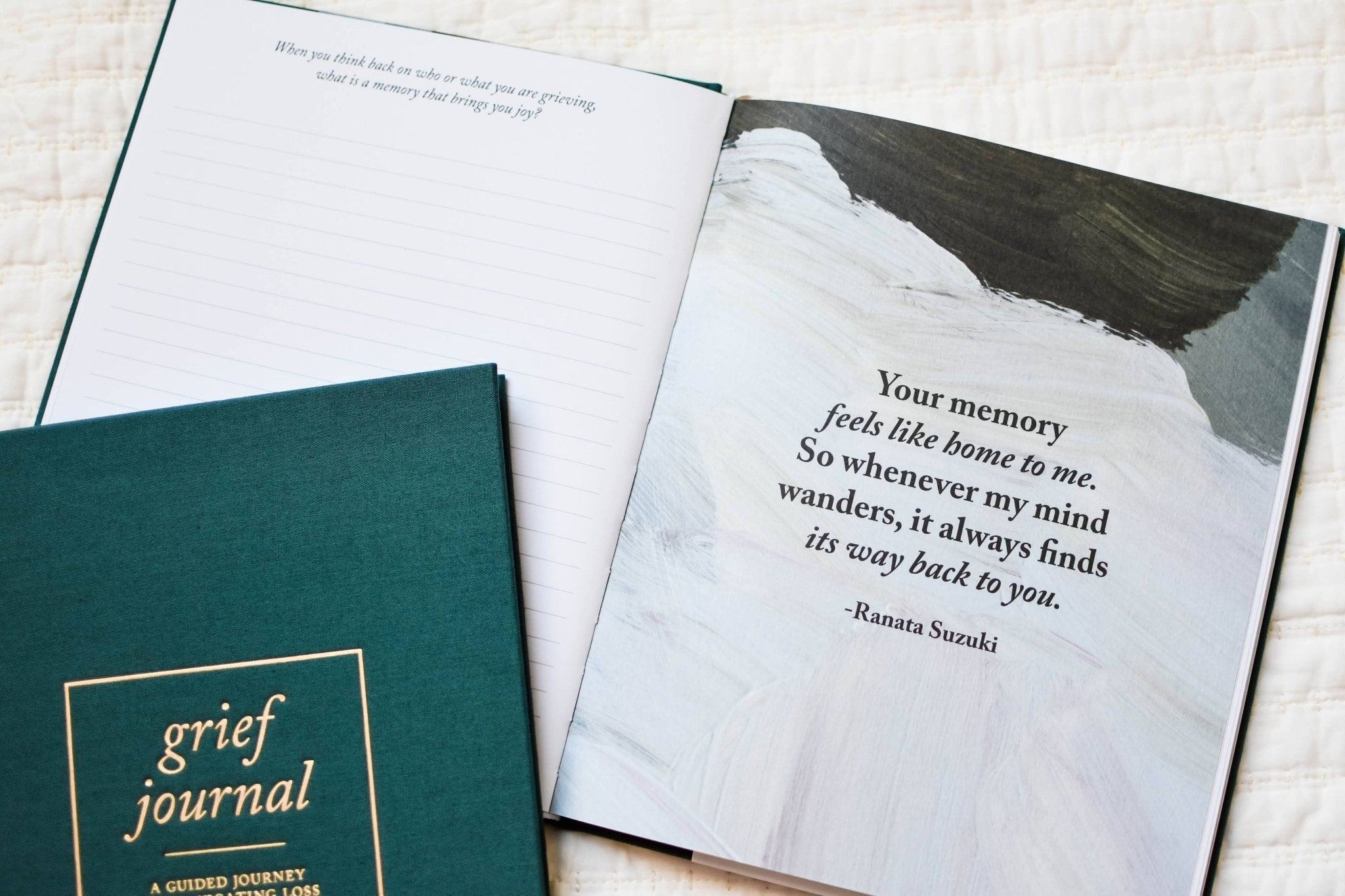 Grief Journal In Teal