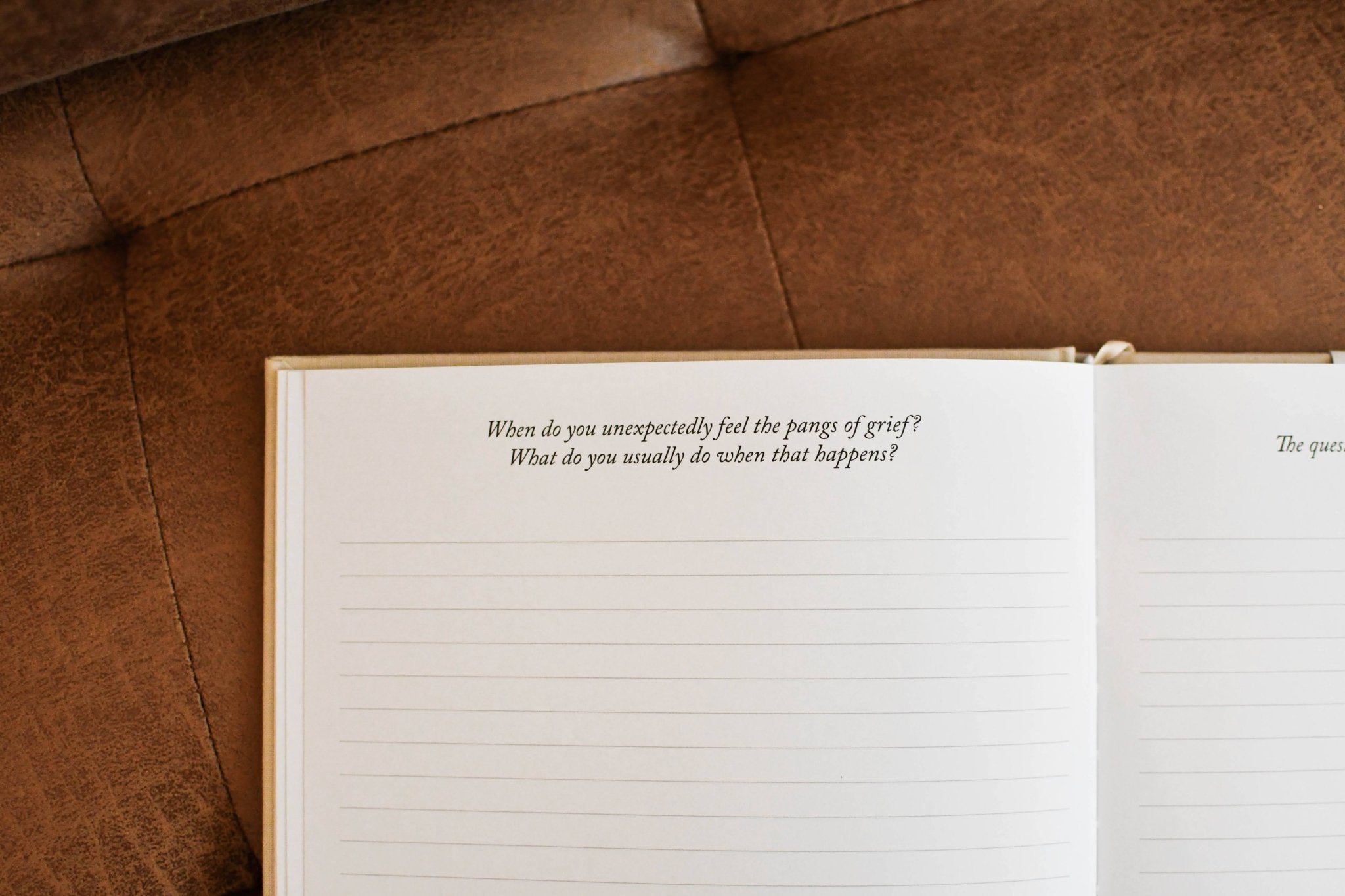 Grief Journal In Teal