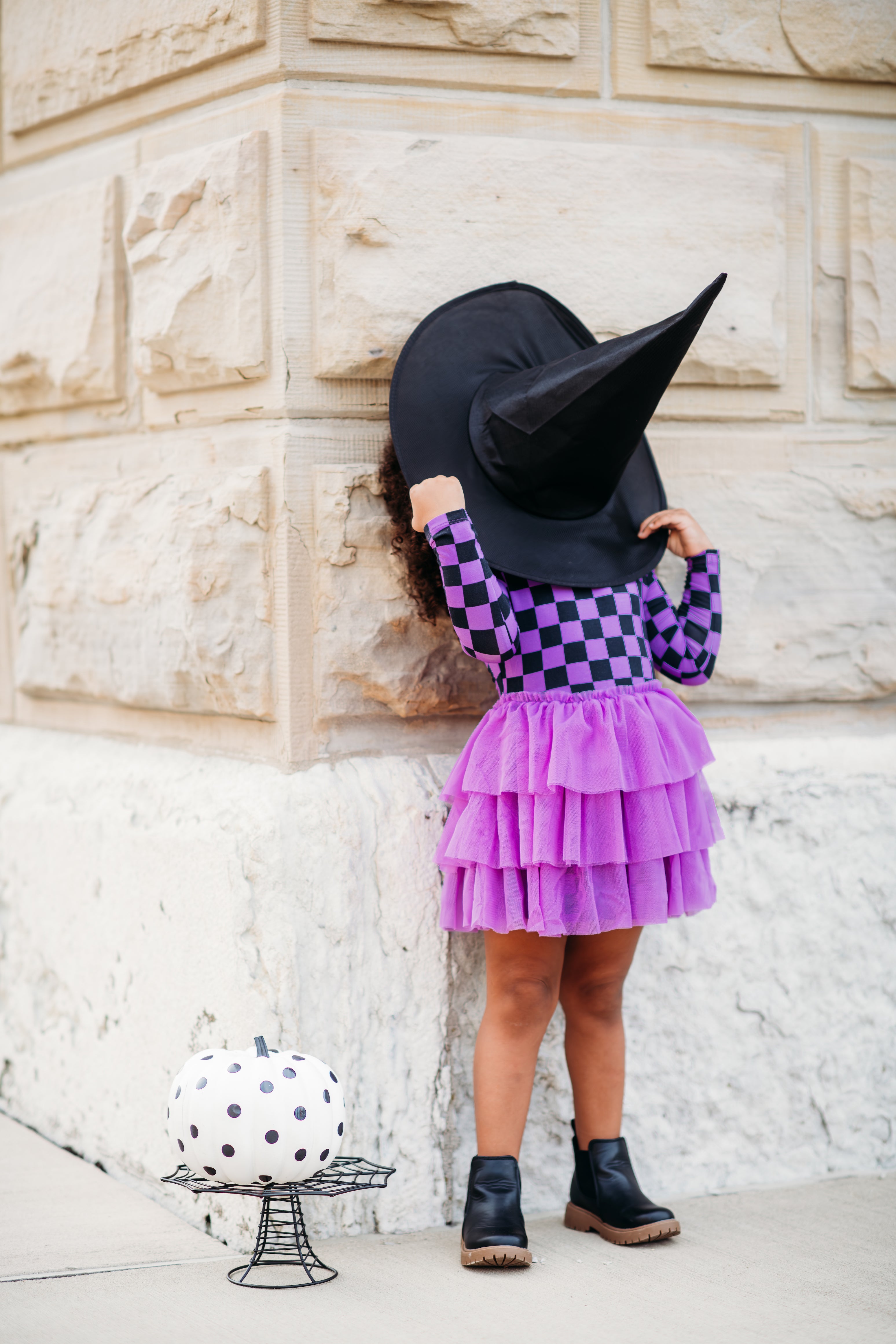 Spooky Checkers Dream Tutu Dress