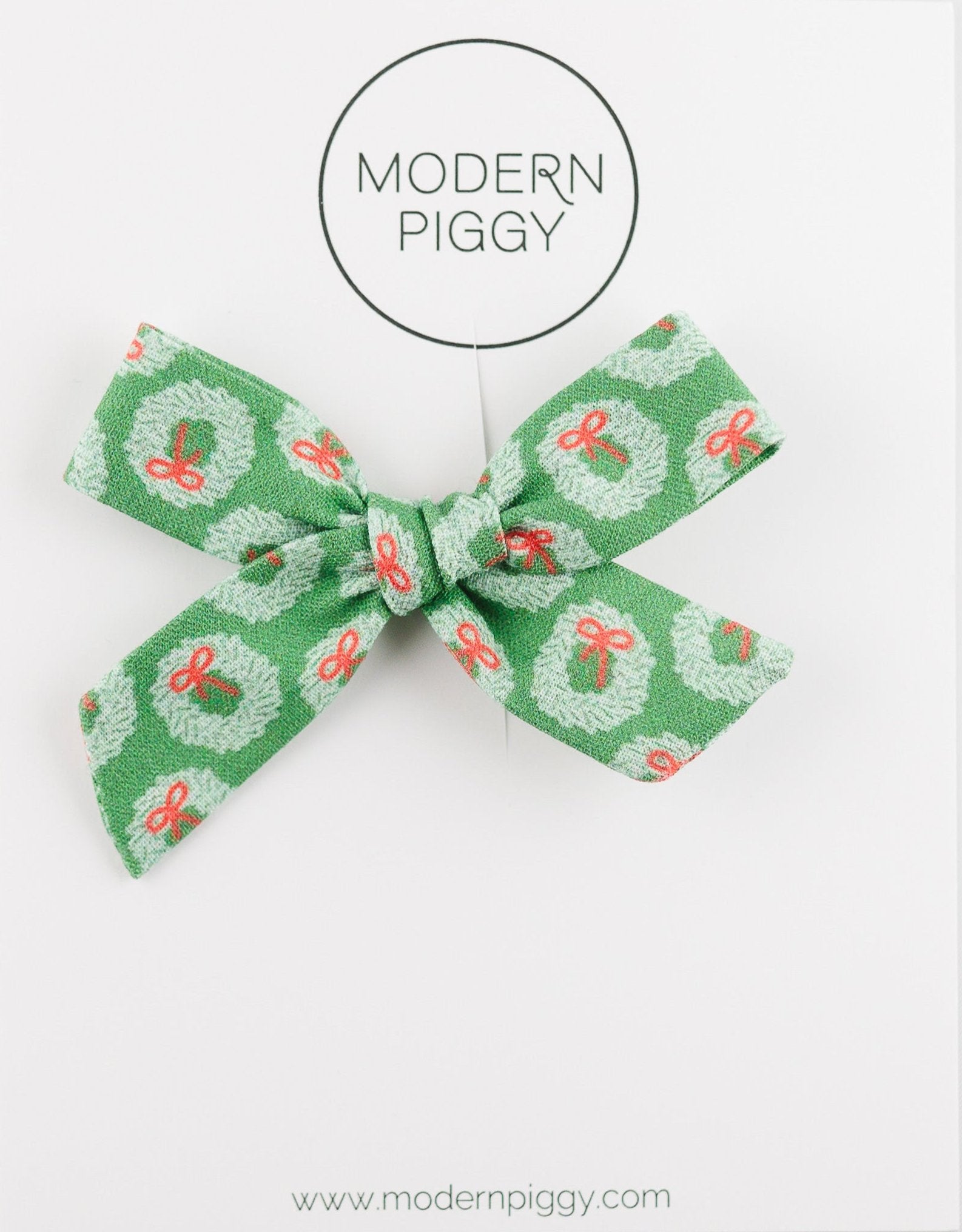 Holly | Pigtail Set - Hand-tied Bow