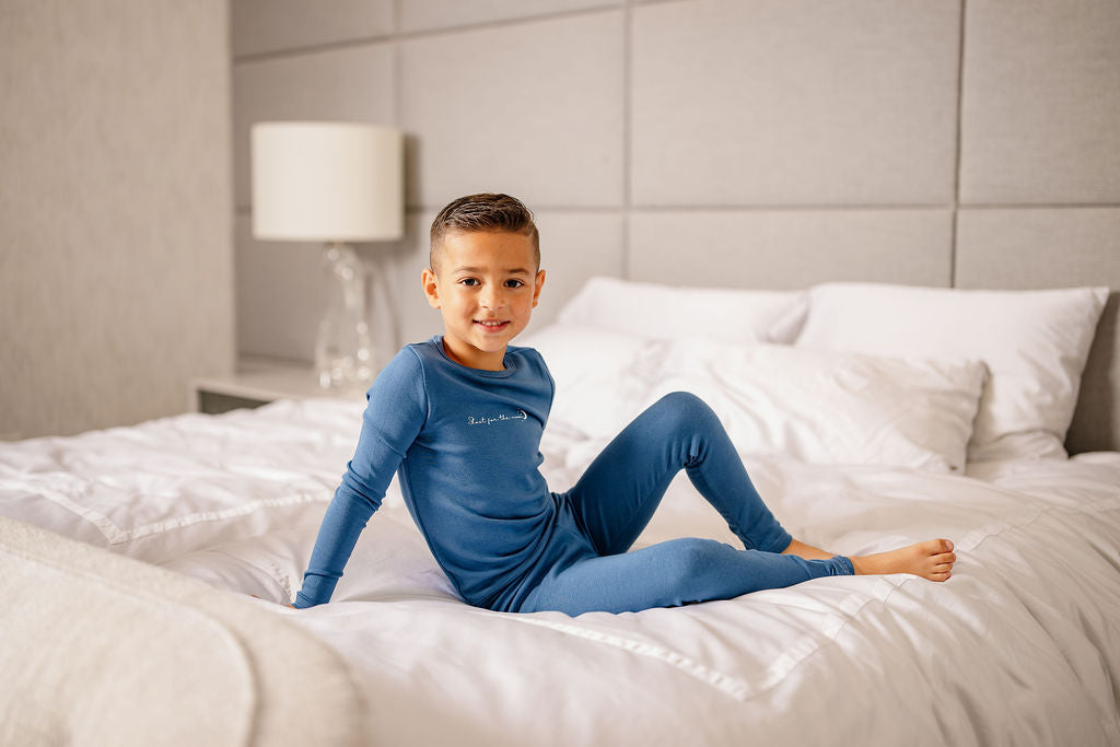 Shoot For The Moon Pj- Royal Blue