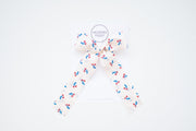 Cherry Jubilee | Single Loop Statement Ribbon Bow