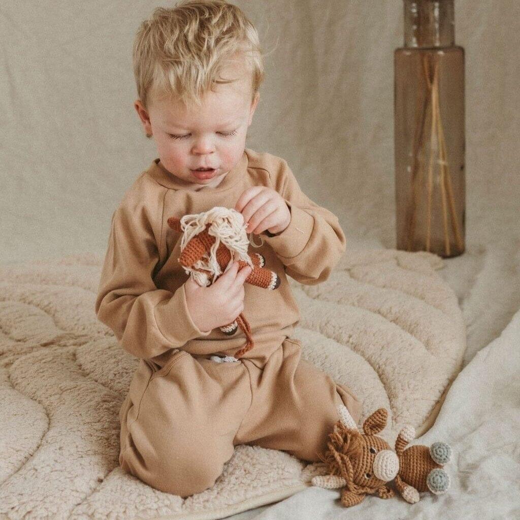 Handmade Crochet Toys For Baby Gym | Farm House