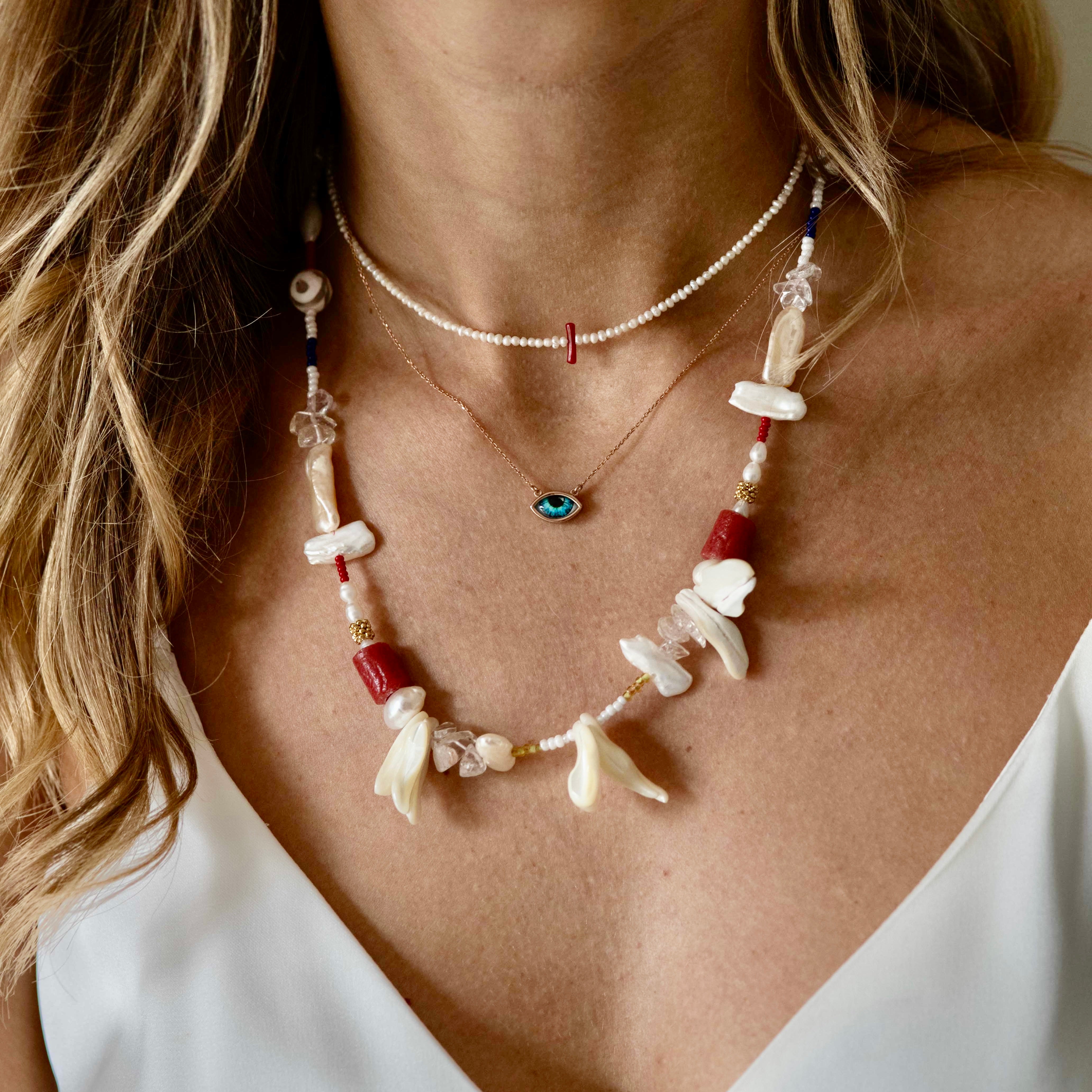 Mikki Blue Eye Necklace