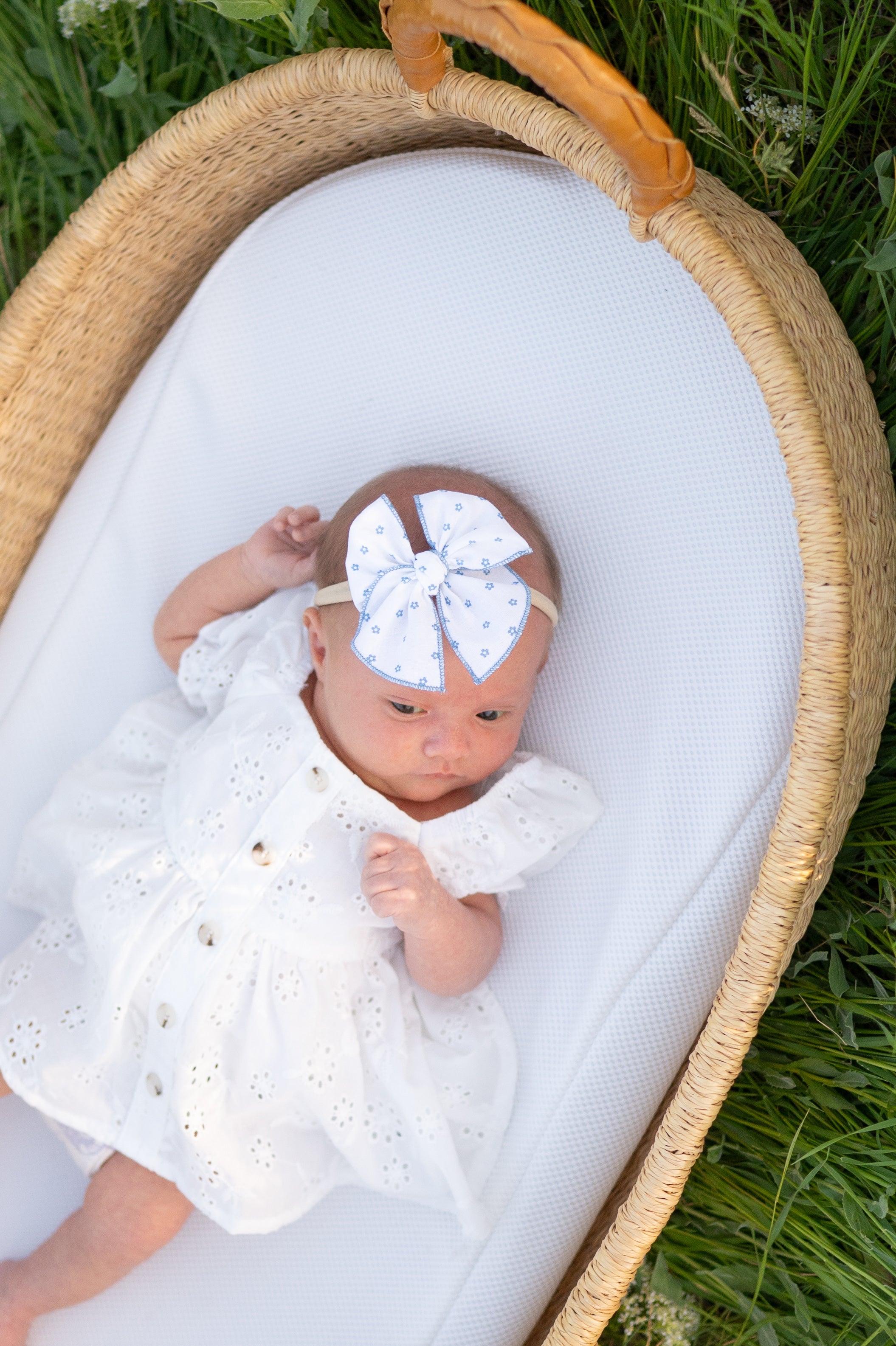 Indy Bloom- Blue | Petite Party Bow