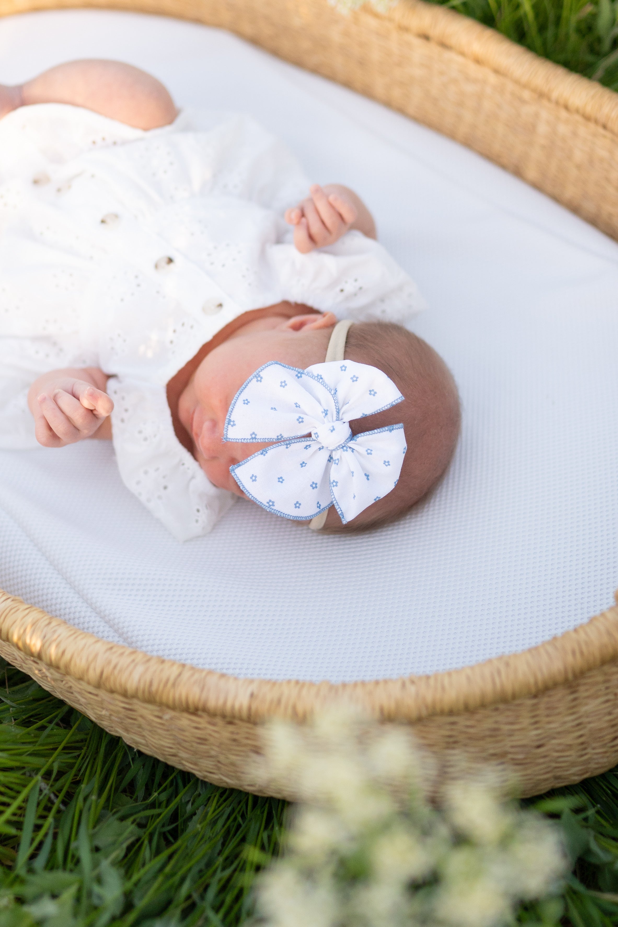 Indy Bloom- Blue | Petite Party Bow