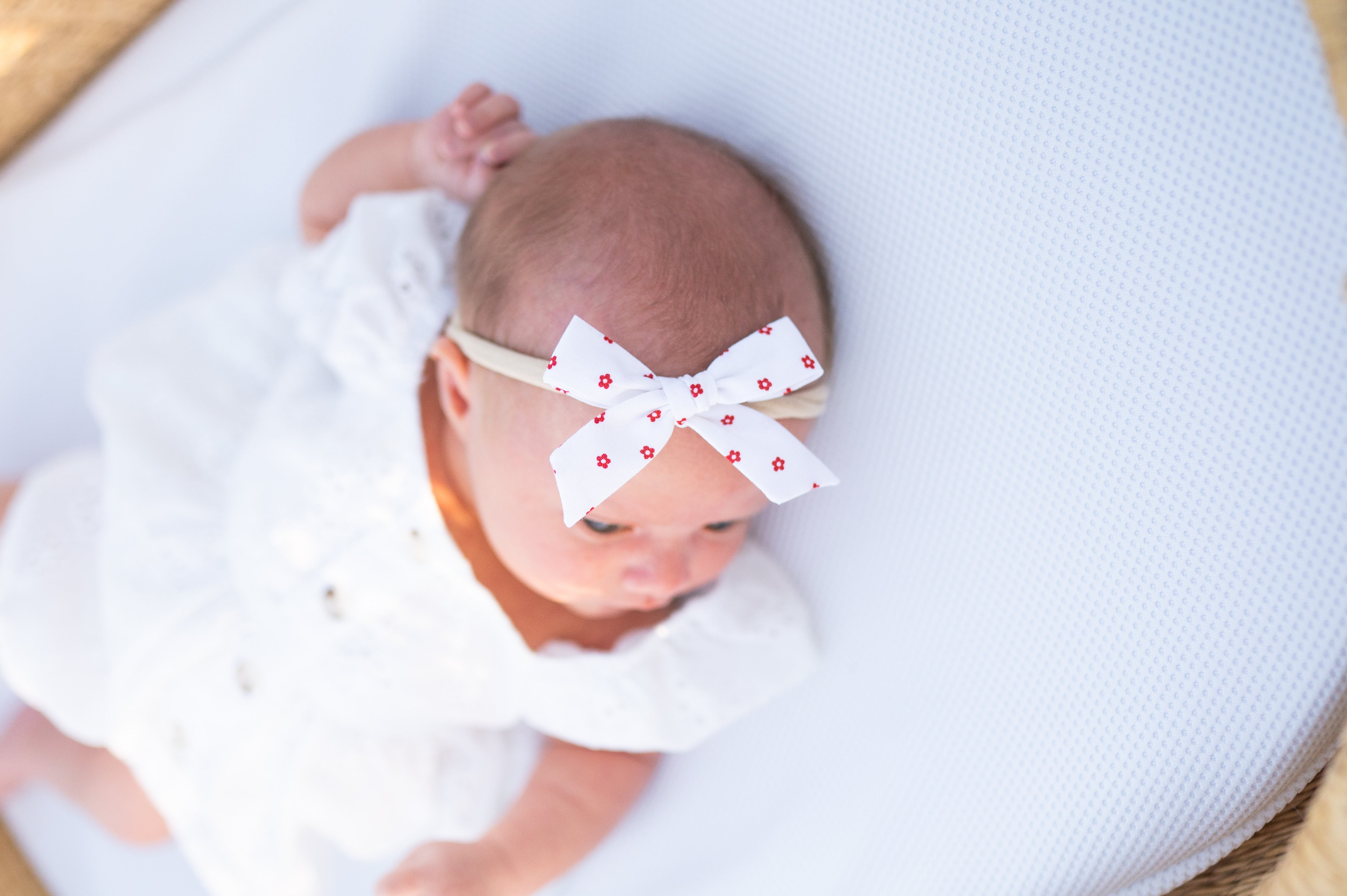 Indy Bloom- Red | Pigtail Set - Hand-tied Bow
