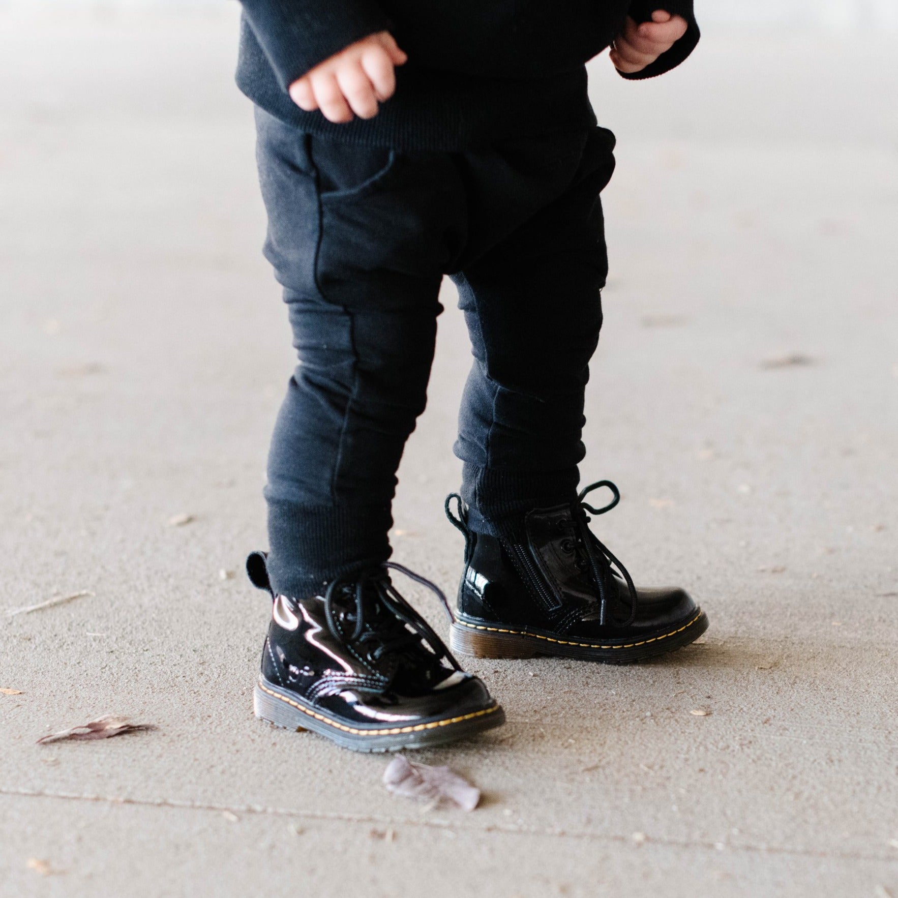 Jet Black - Combat Boot