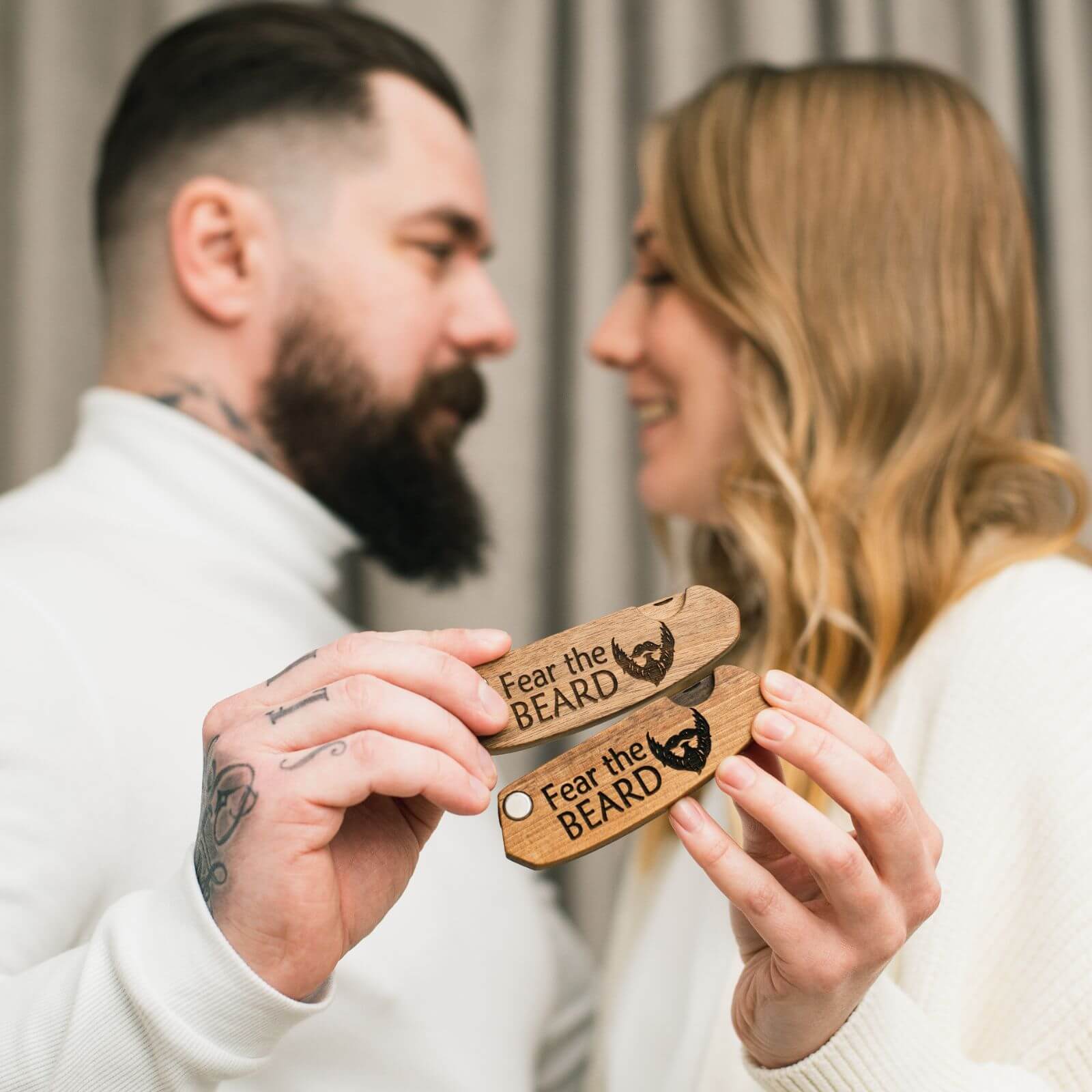 Wooden Beard Comb - Fear The Beard