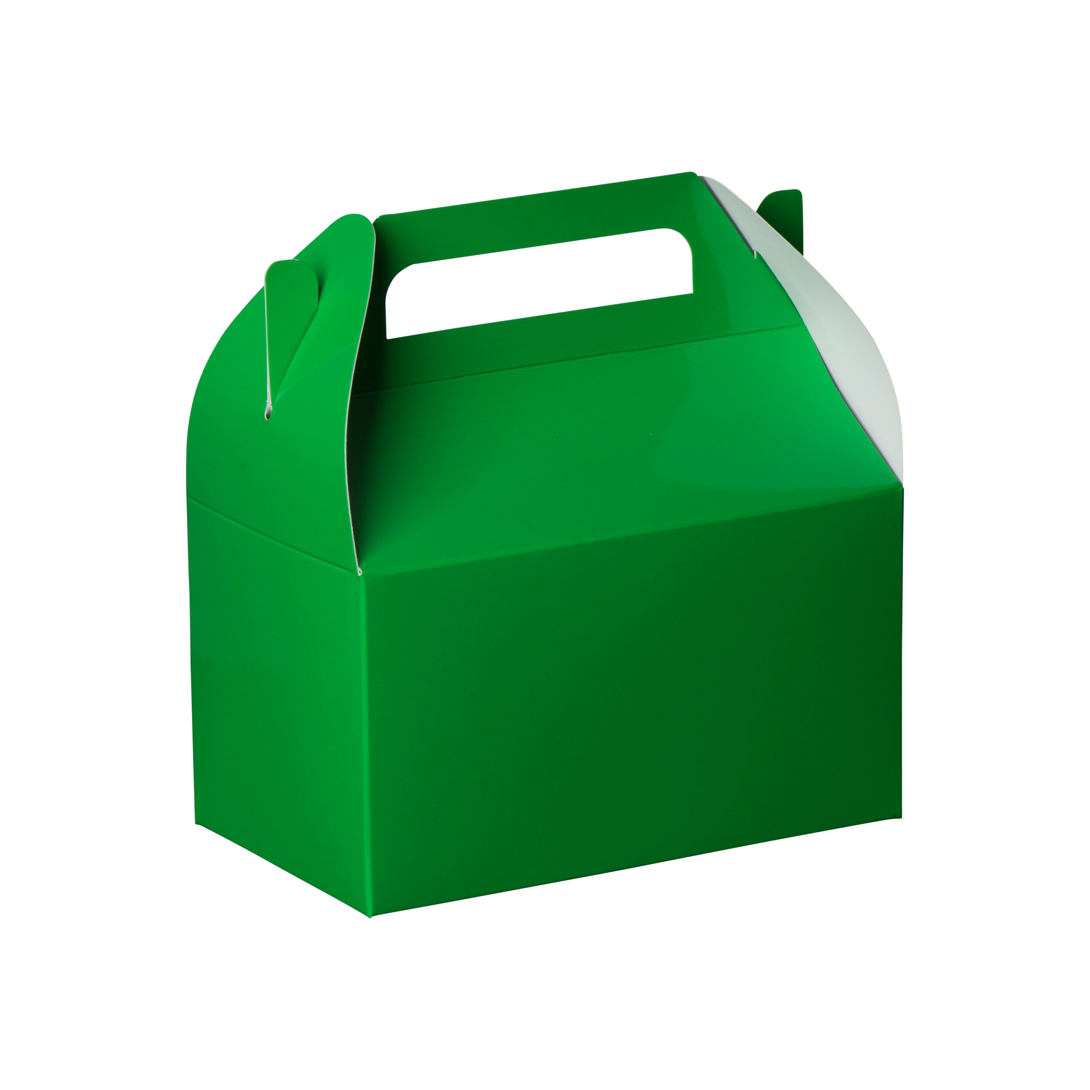 Party Favors Paper Green Treat Boxes 20 Pack 6.25" X 3.75" X 3.5"