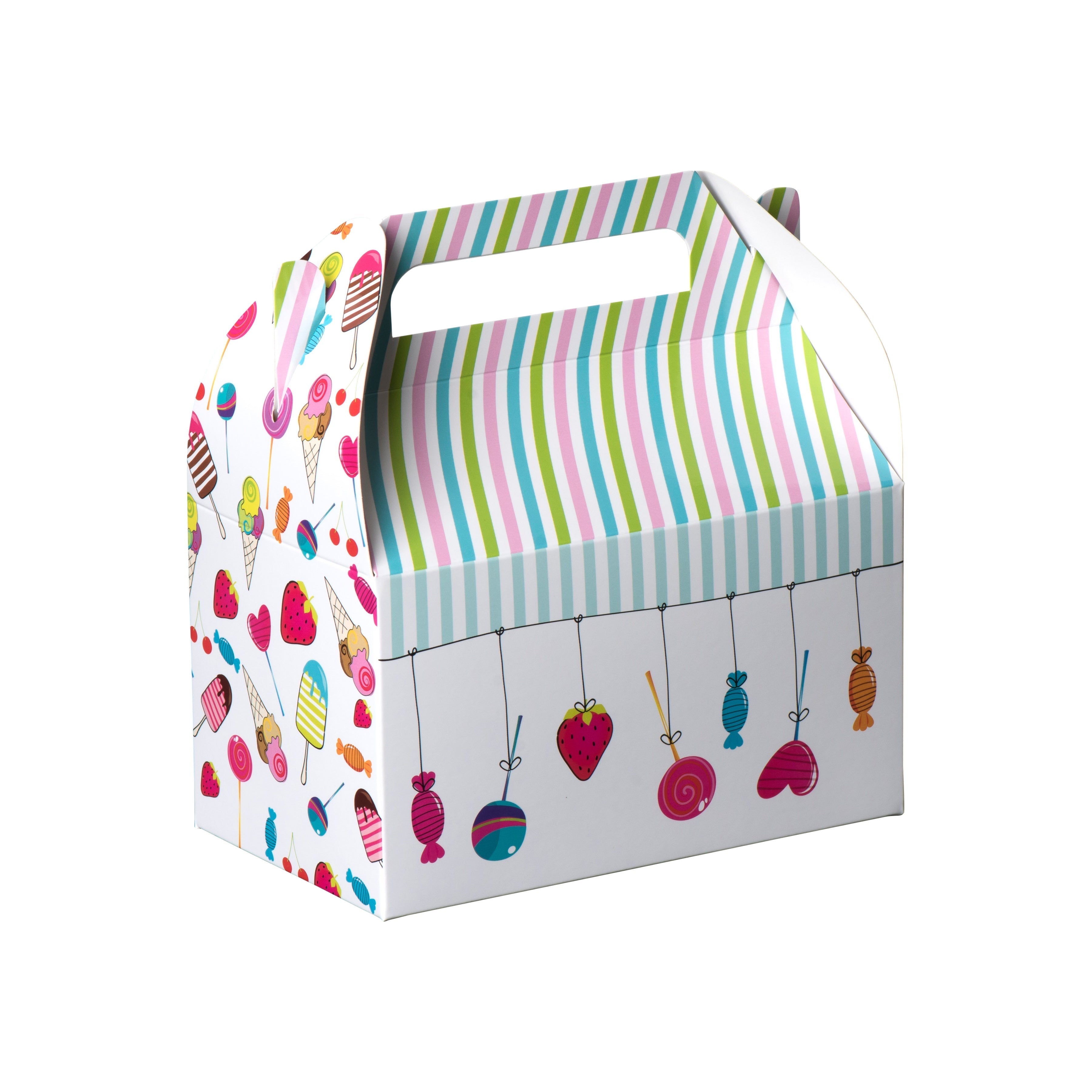 Paper Treat Boxes Ice Cream 20 Pack 6.25" X 3.75" X 3.5"