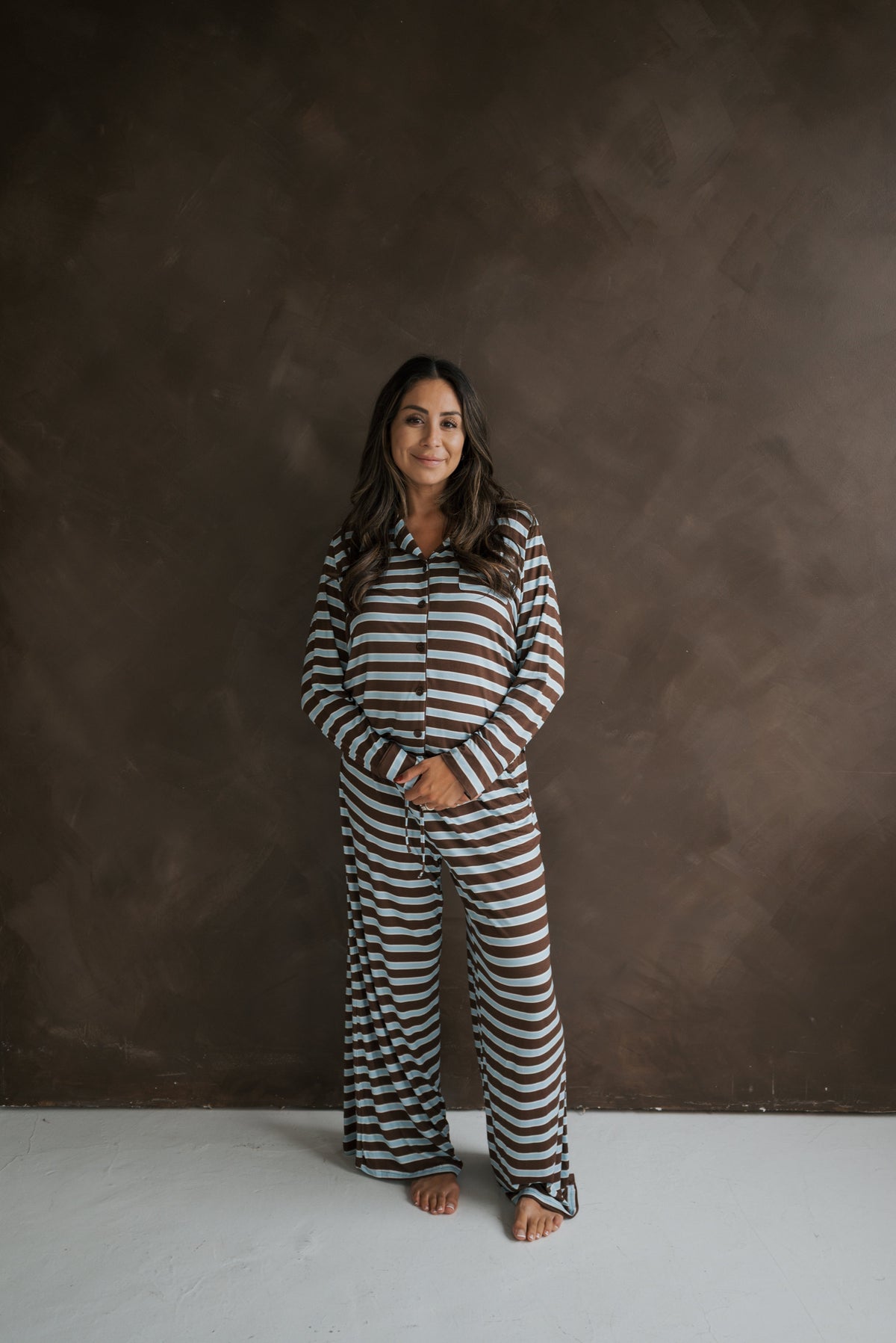Women's Bamboo Button Up Lounge Set | Garrett