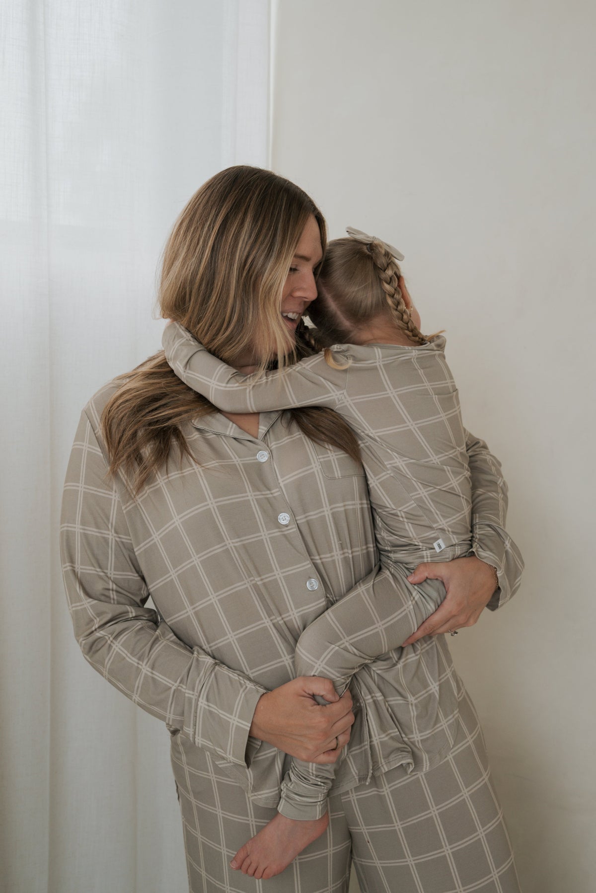 Bamboo Two Piece Pajamas | Linen Grid