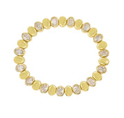 Stretchy Oval Cz Bracelet