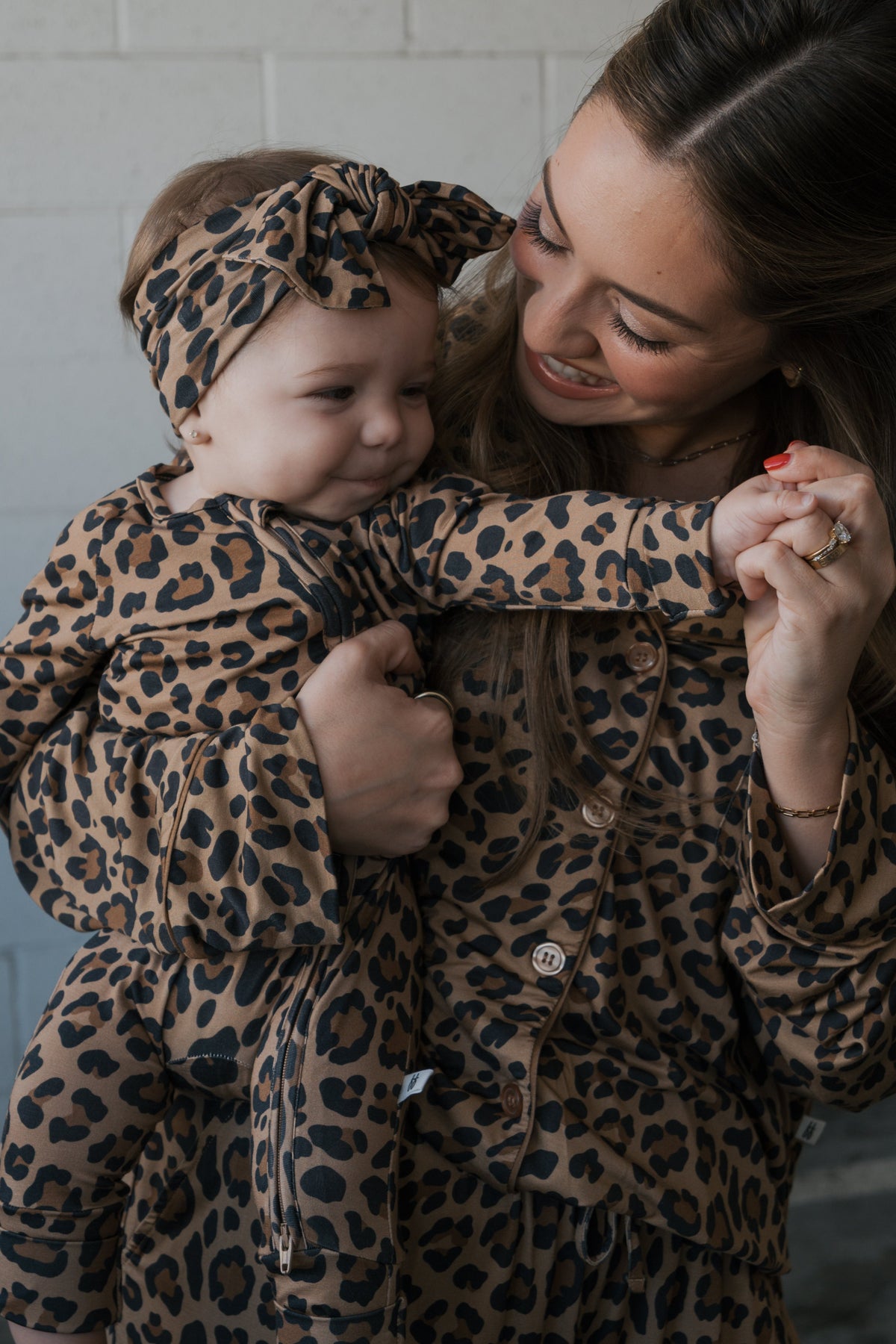 Bamboo Zip Pajamas | Leopard