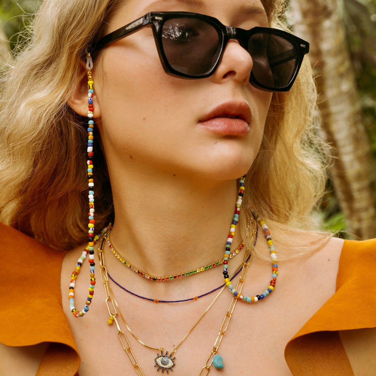 Sara Beaded Sunglasses Chain