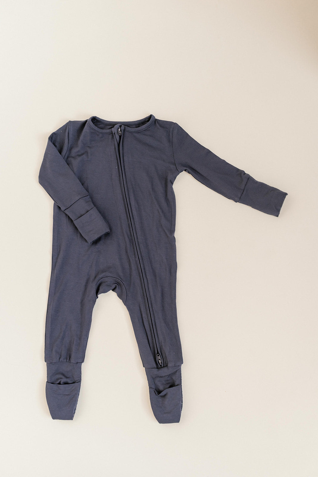 Bamboo Baby Convertible Jumpsuit 0-3 Months - Navy Blue