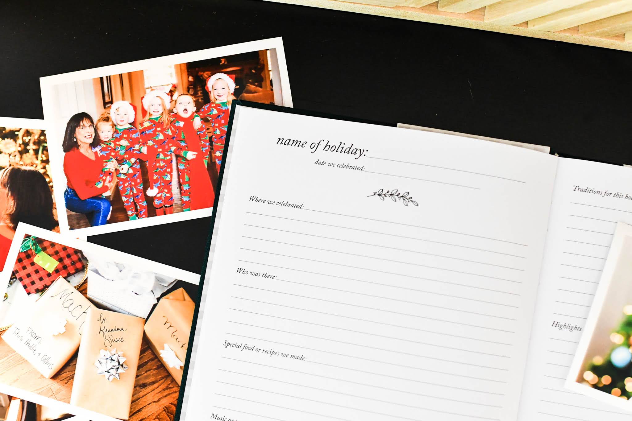 Holiday & Christmas Memory Book
