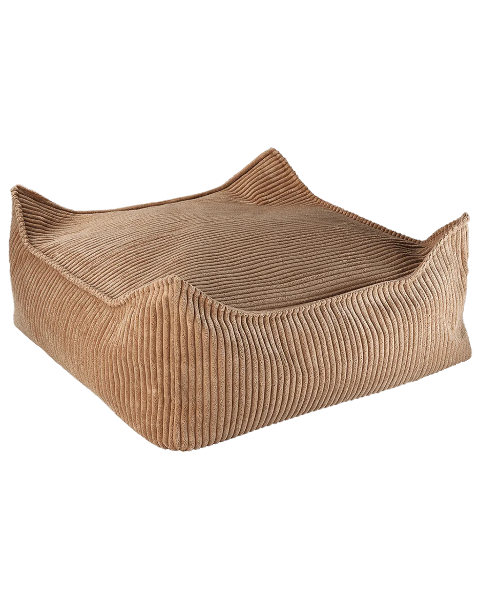 Toffee Square Ottoman Extra Cover