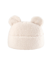 Cream White Teddy Pouch