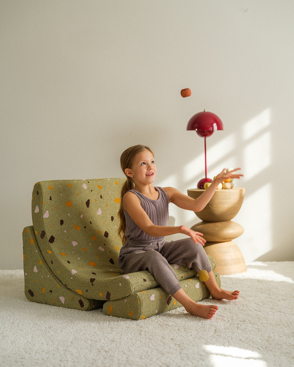 Terrazzo Moss Moon Chair