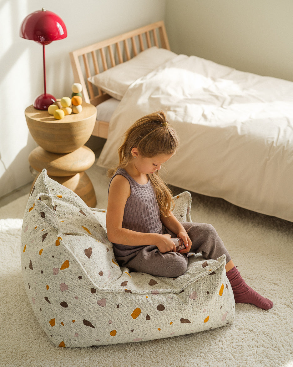 Terrazzo Marble Beanbag Chair