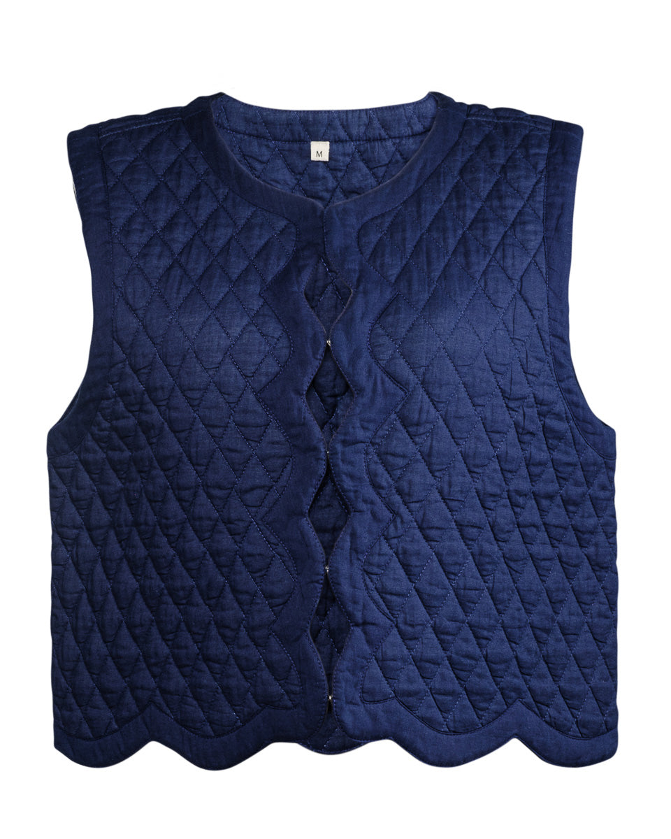 Celeste Vest Navy