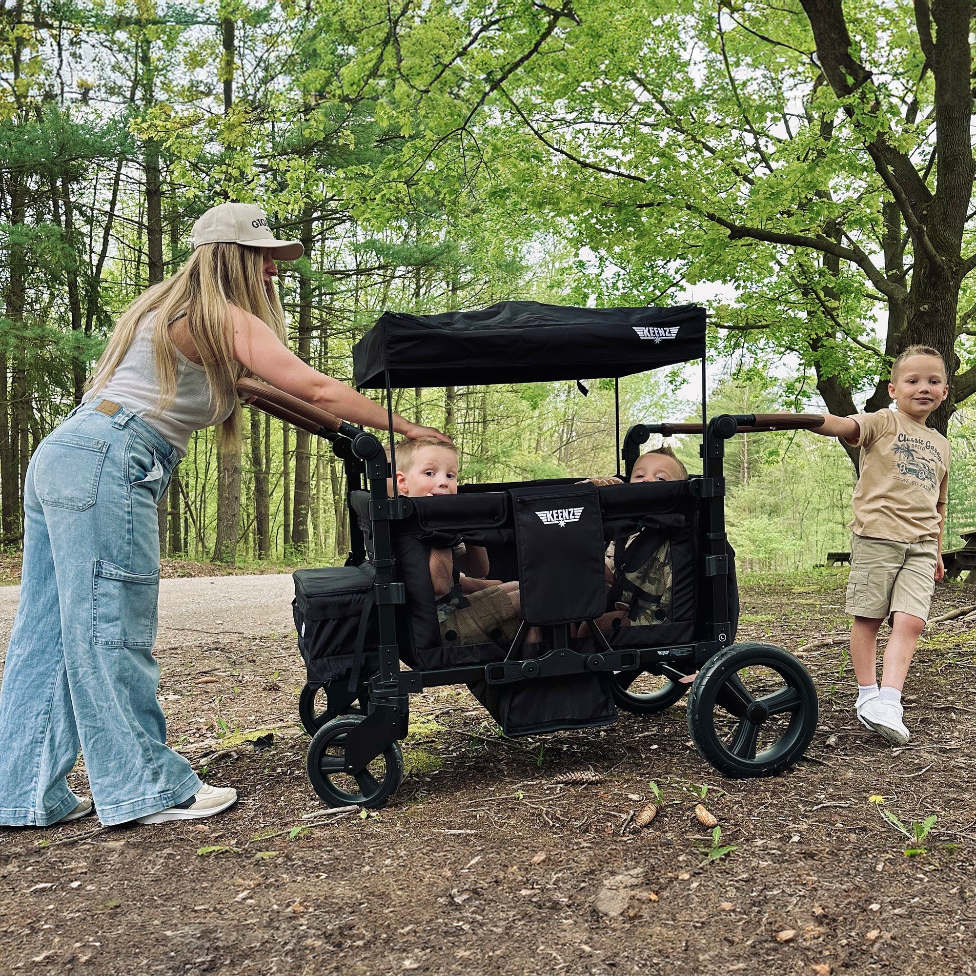 Keenz Duo: The Dynamic 4 Passenger Stroller Wagon