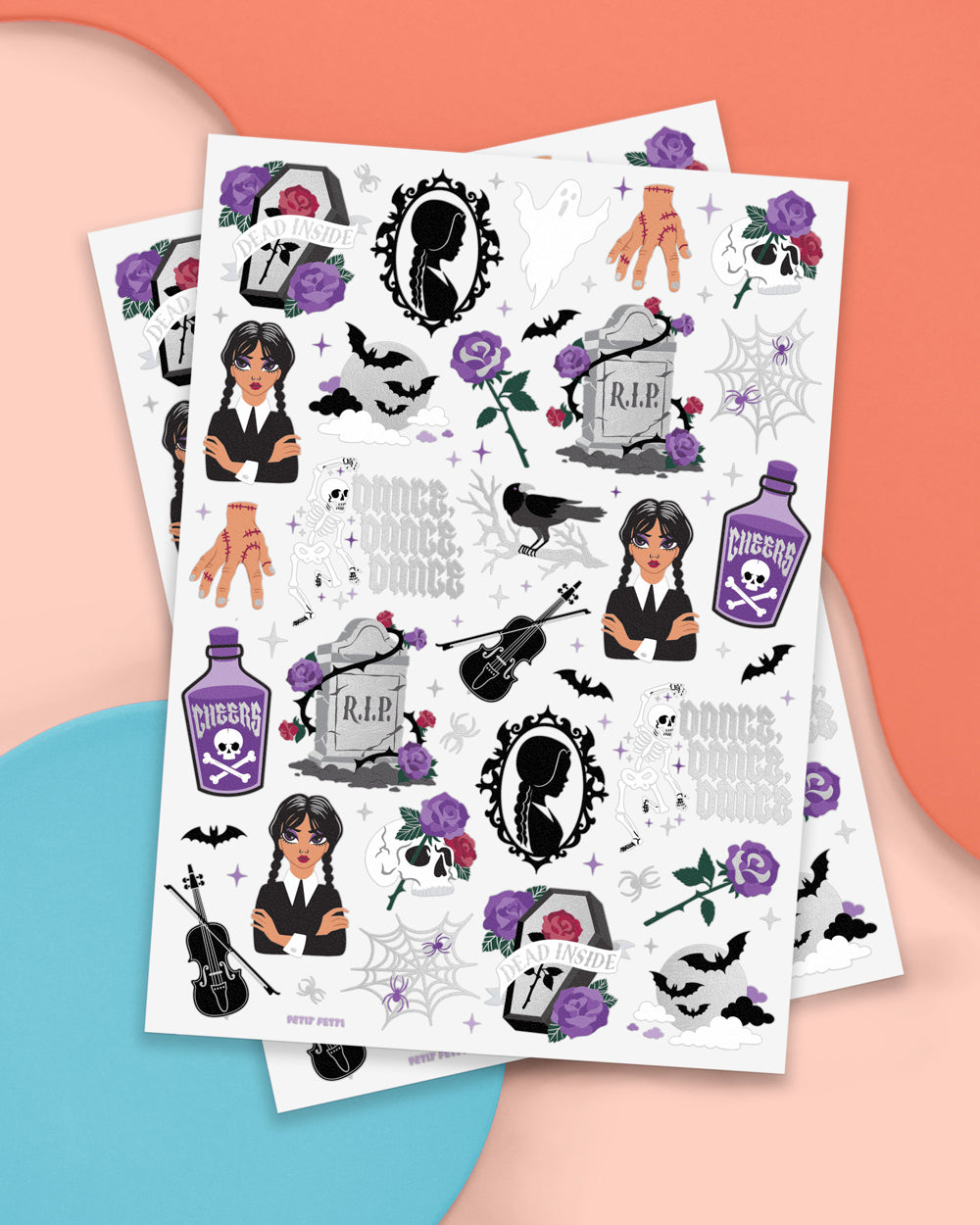 Spooky Girl Tats - 62 Temporary Tattoos