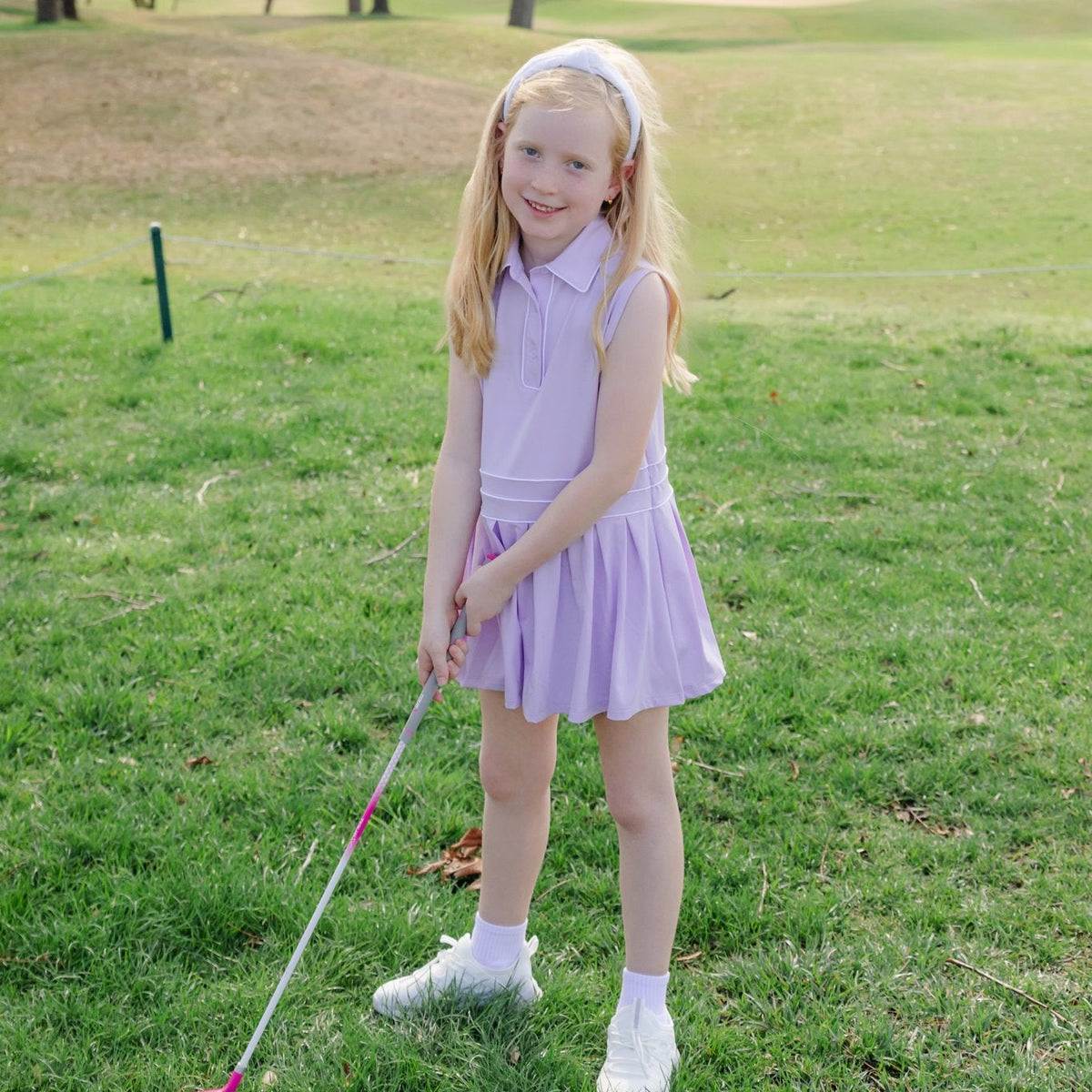 Harper Girls' Performance Dress By Lh Sport - Lavender