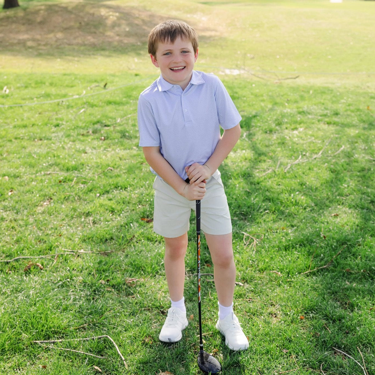 Will Boys' Performance Polo By Lh Sport - Ace Blue