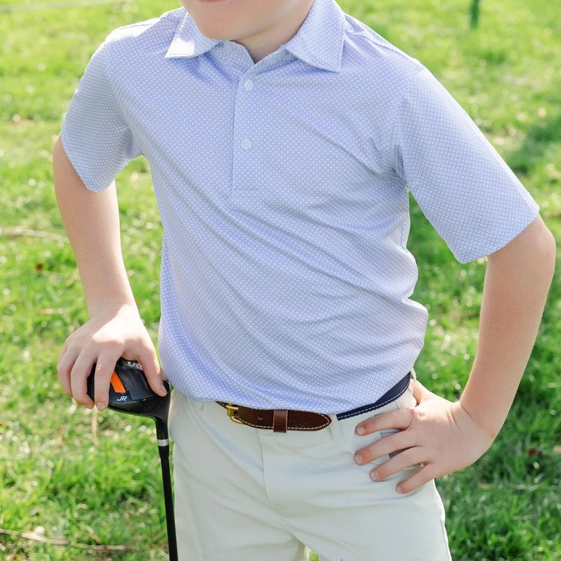 Will Boys' Performance Polo By Lh Sport - Ace Blue