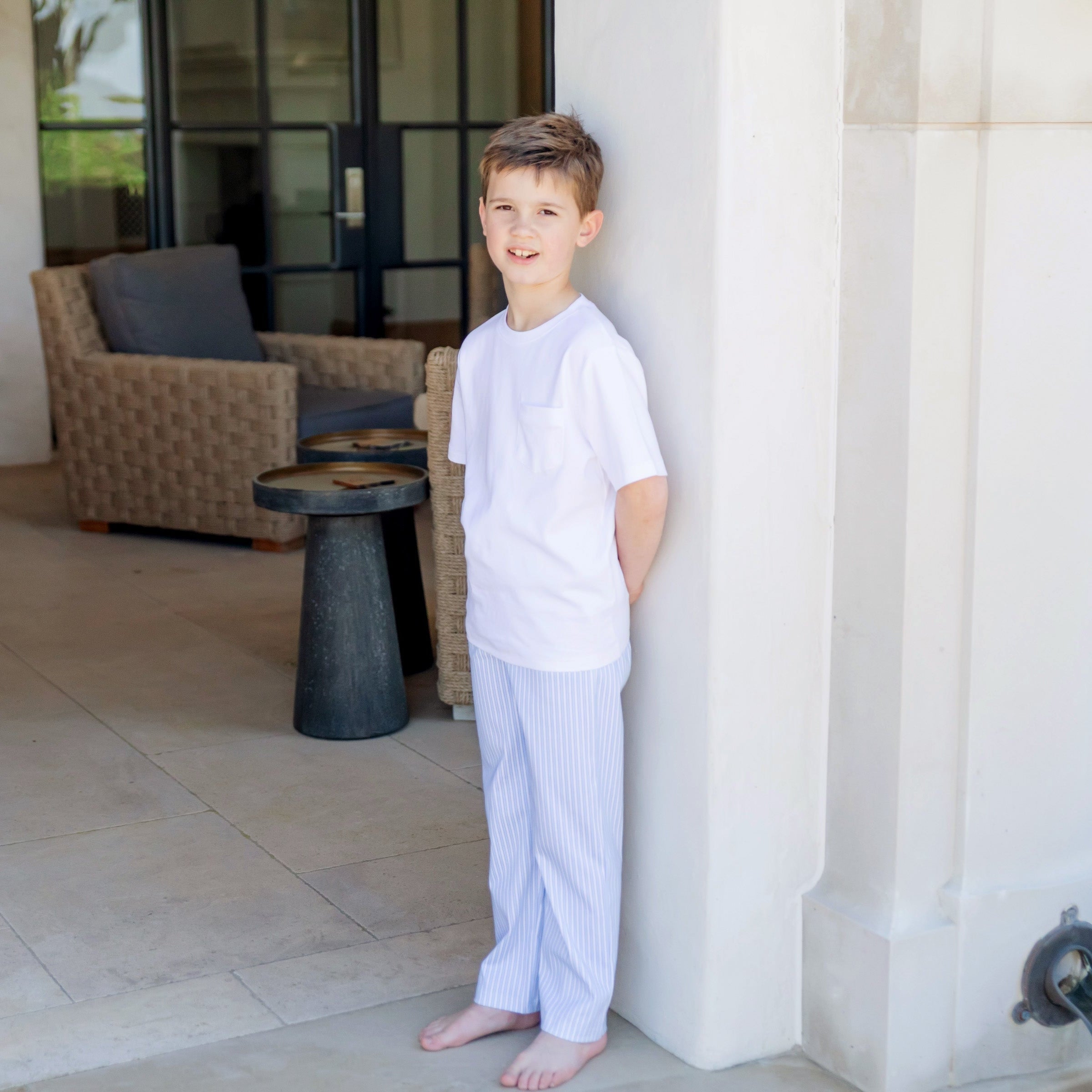 Beckett Boys' Hangout Pant - Classic Stripe