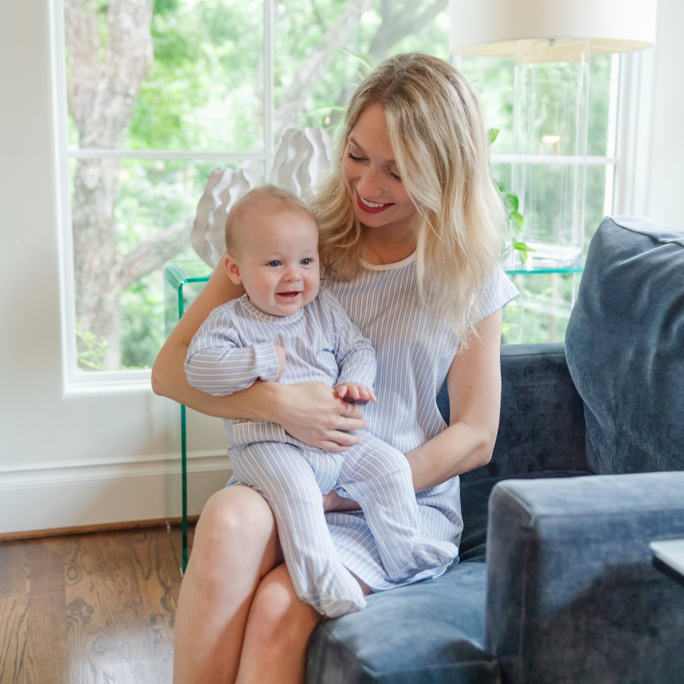 Preston Boys' Romper - Classic Stripe